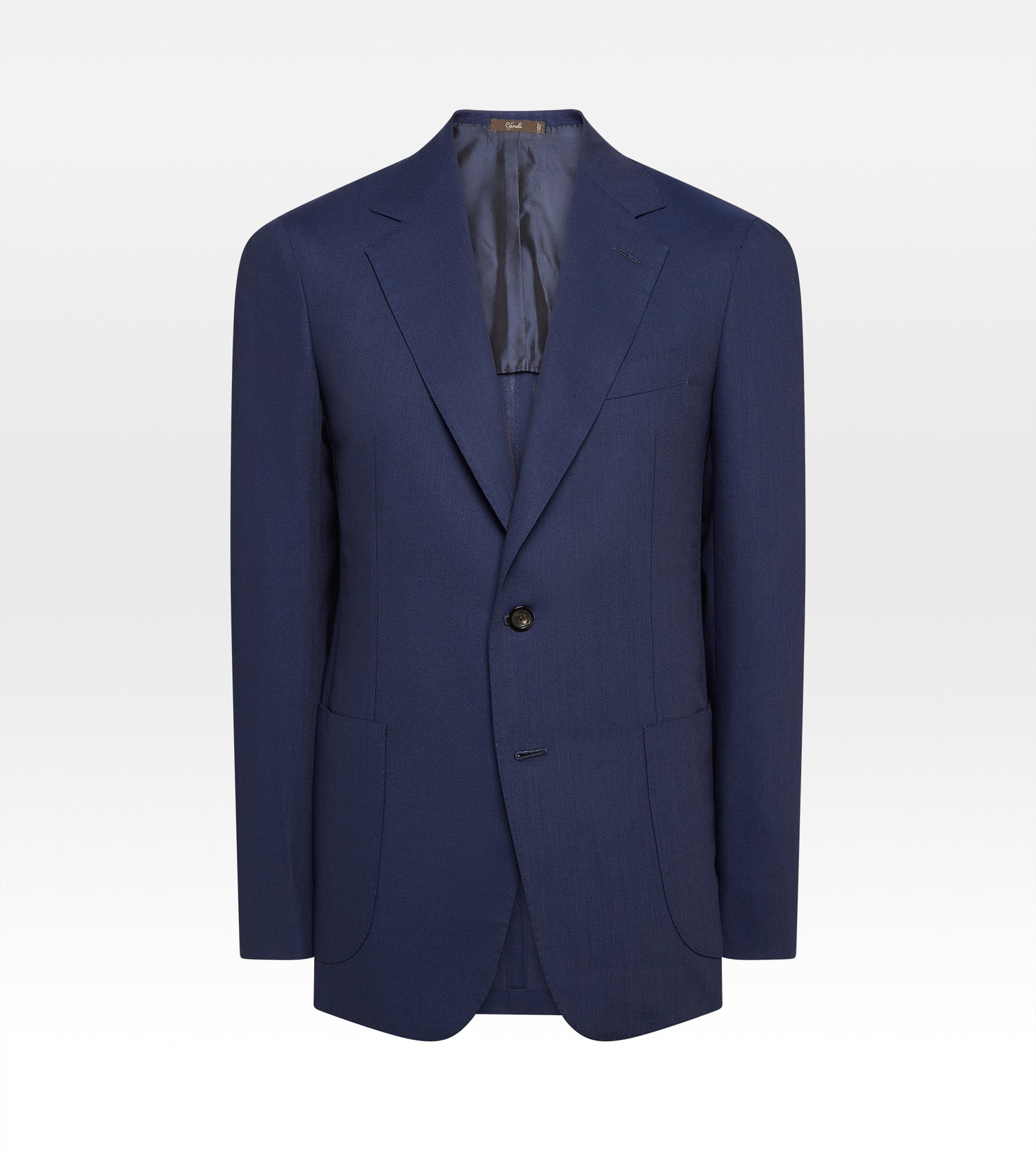 Veste non doublée bleu marine en laine