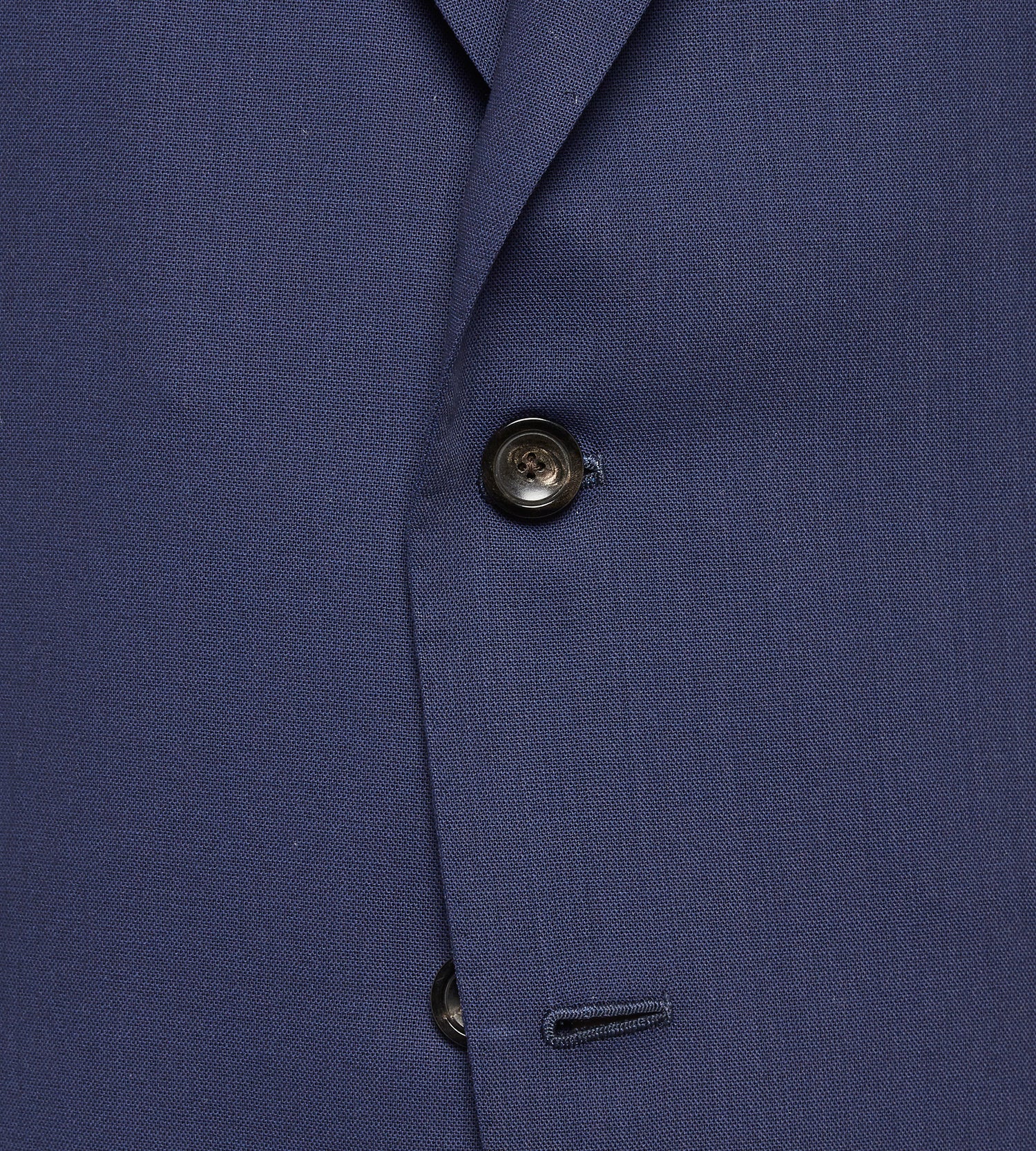 Veste non doublée bleu marine en laine