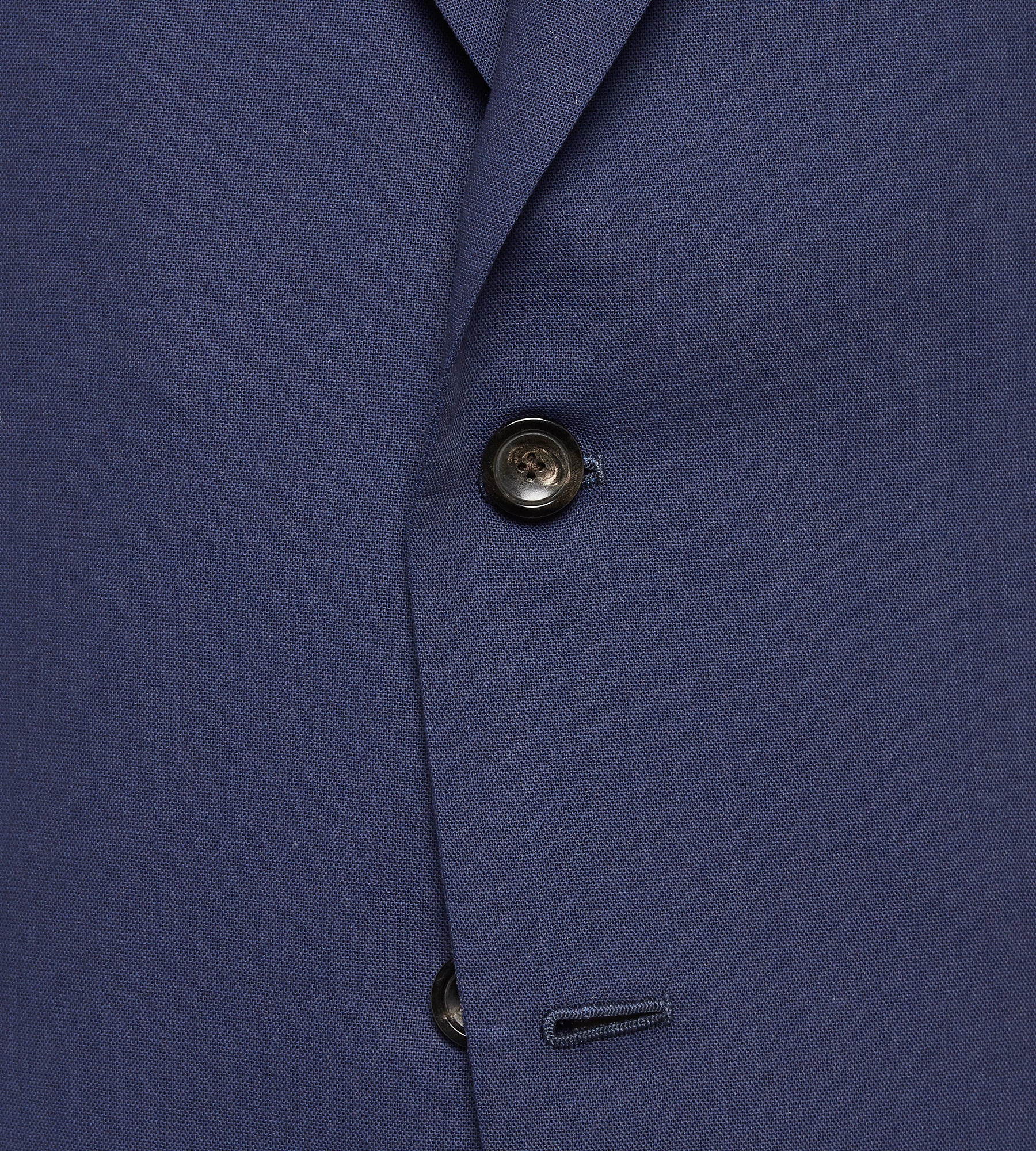 Veste non doublée bleu marine en laine