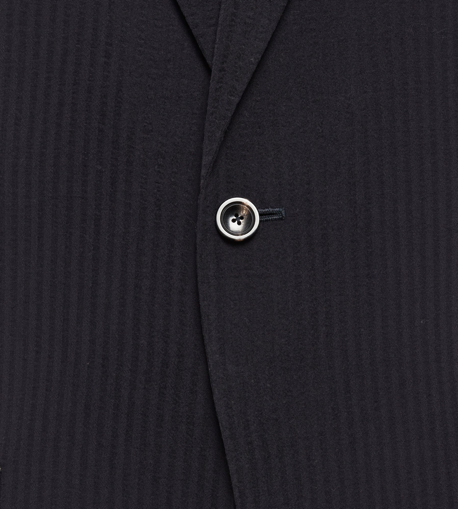 Costume bleu nuit seersucker de laine