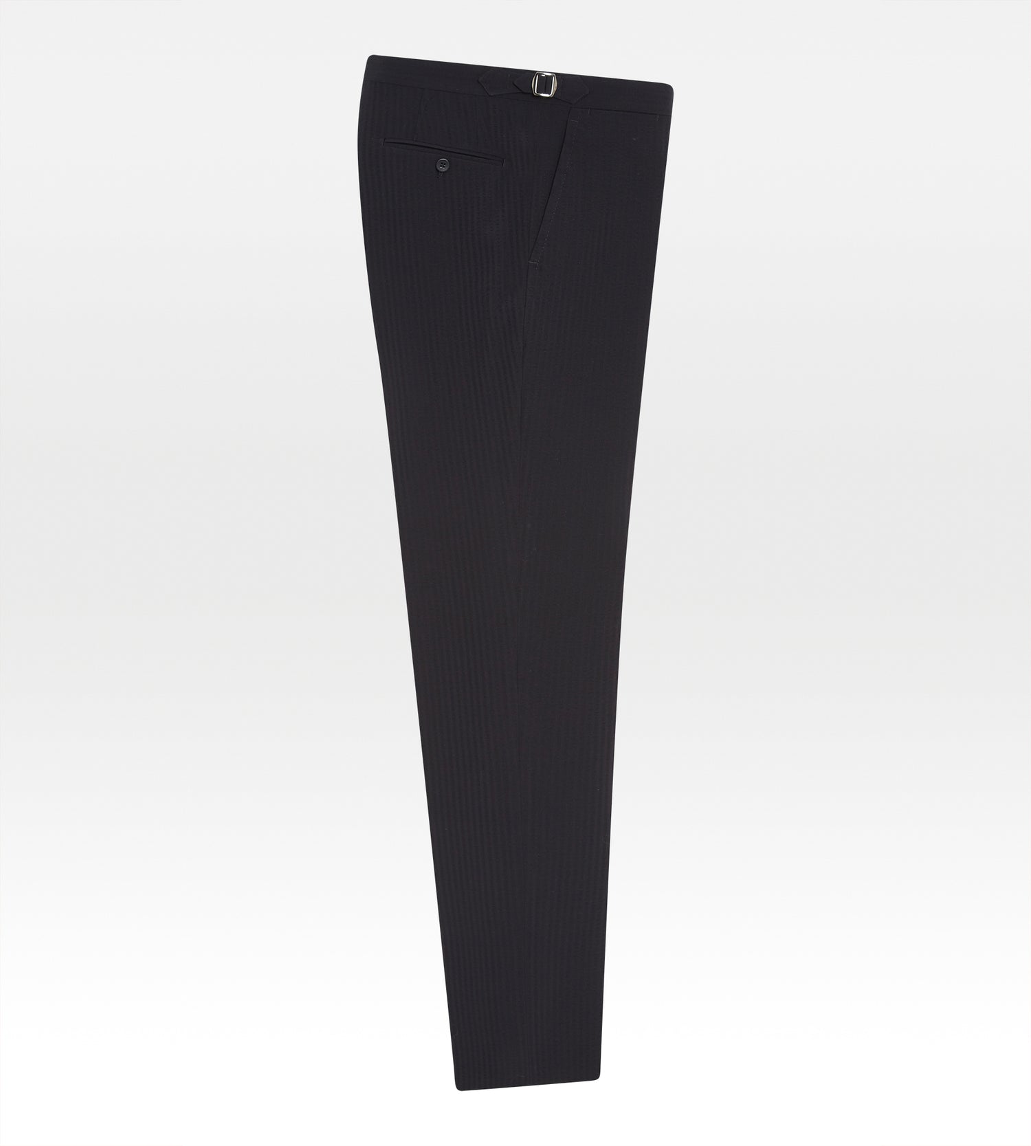 Costume bleu nuit seersucker de laine