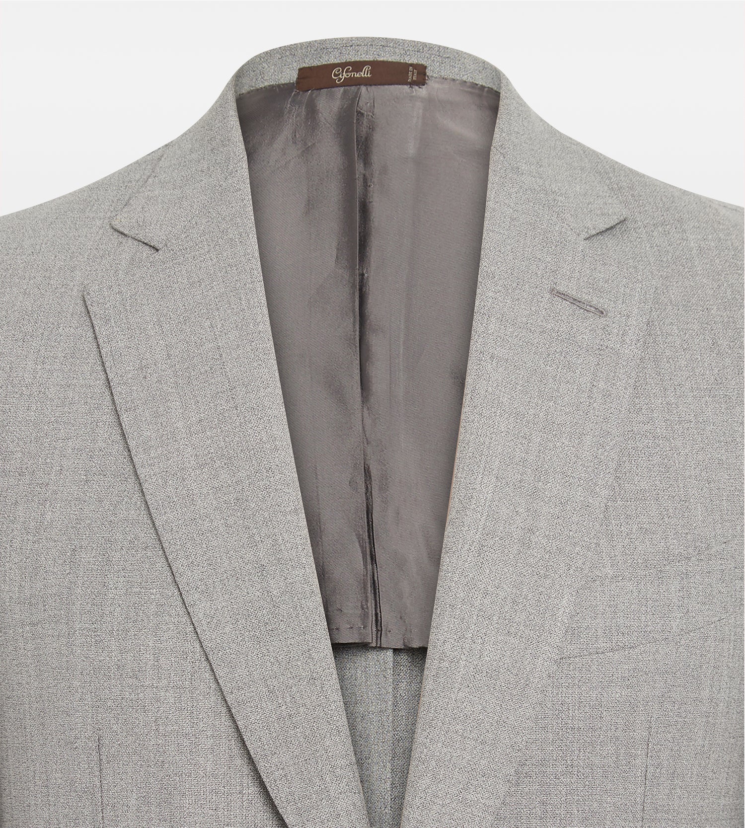 Costume 3 pièces gris en laine