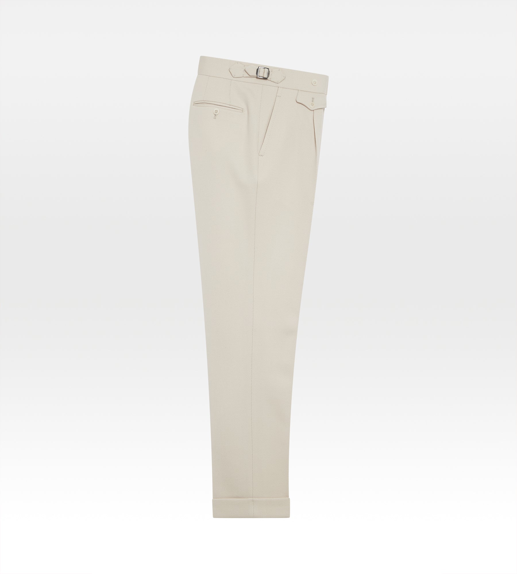 Costume beige en laine épaisse beige