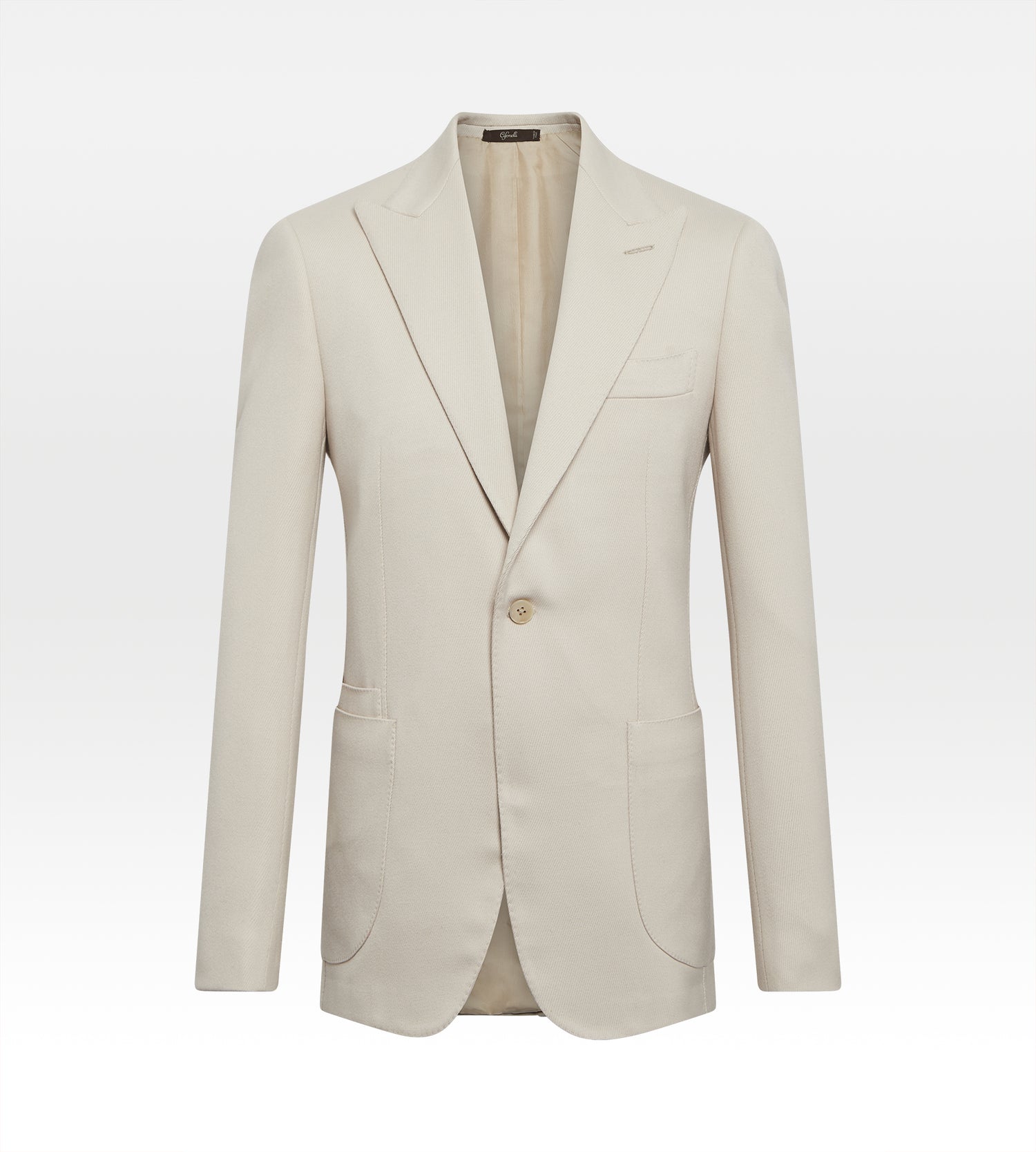 Costume beige en laine épaisse beige