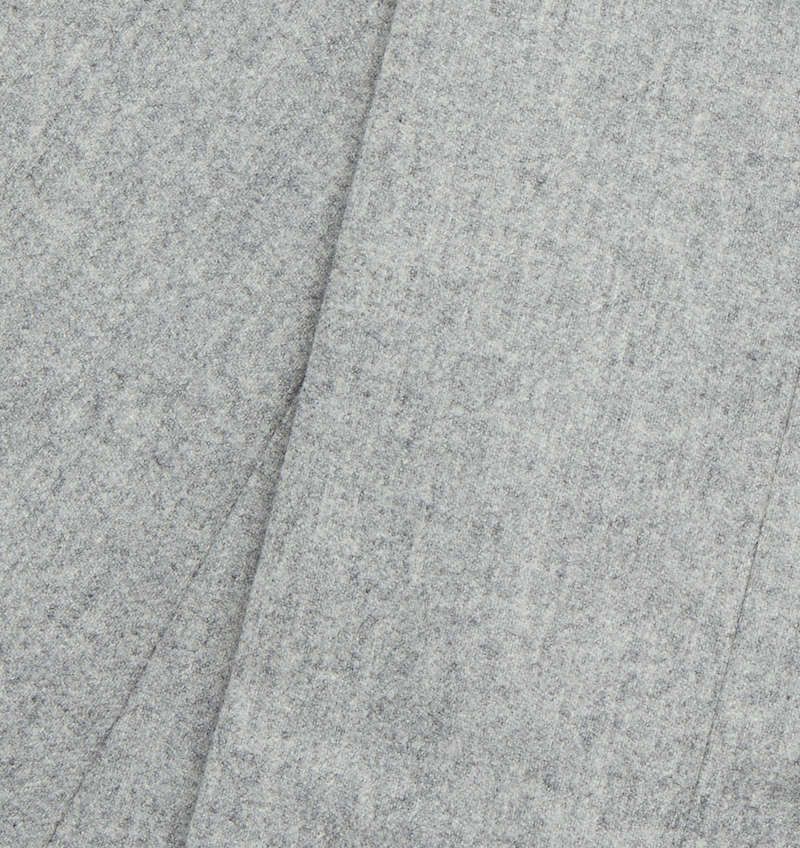 Pantalon en flanelle de laine gris