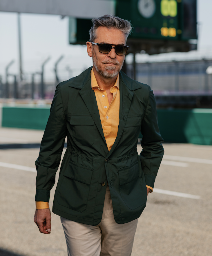 Teba safari en laine & nylon vert - 24h du Mans