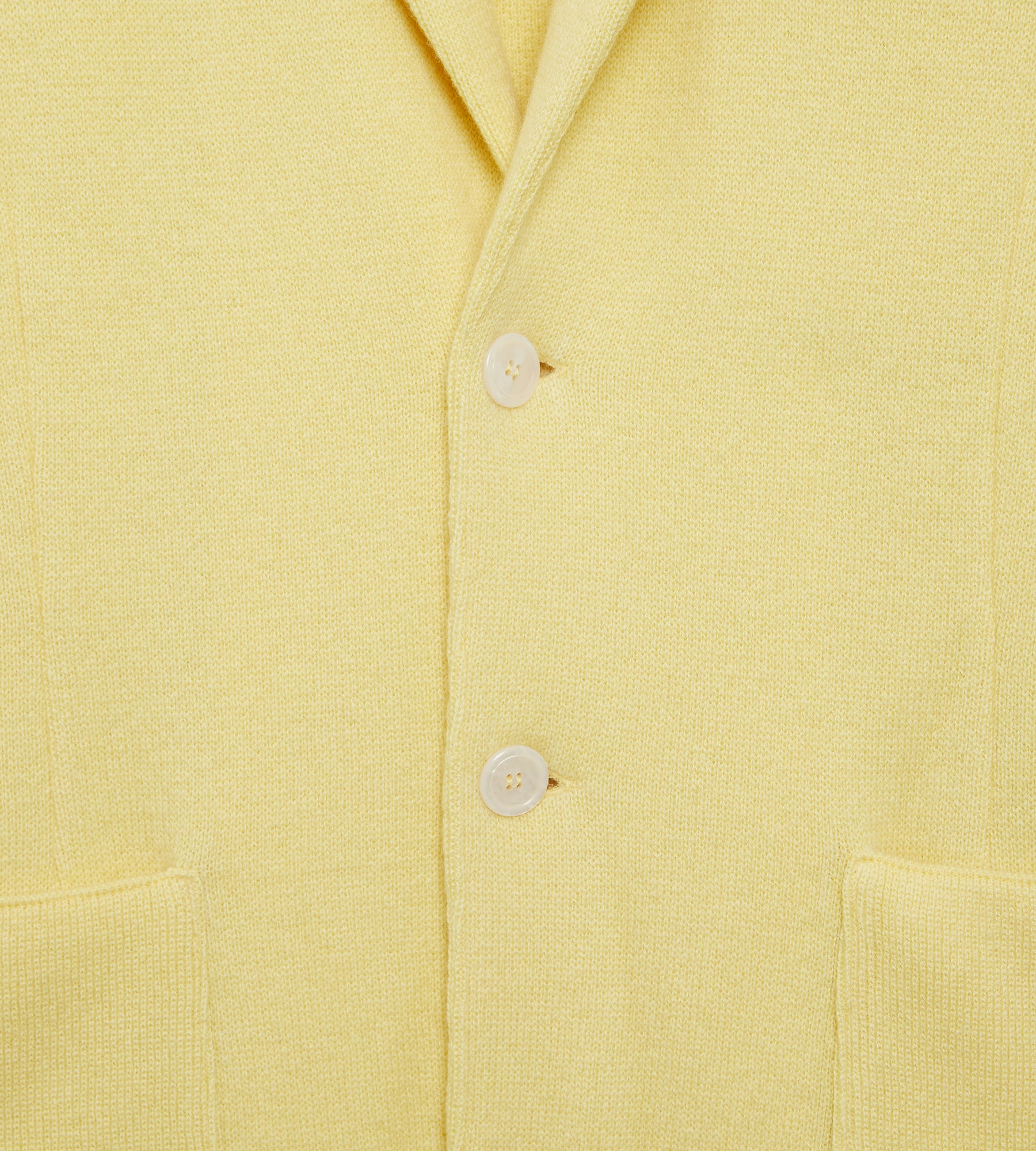 Cardigan en cachemire jaune