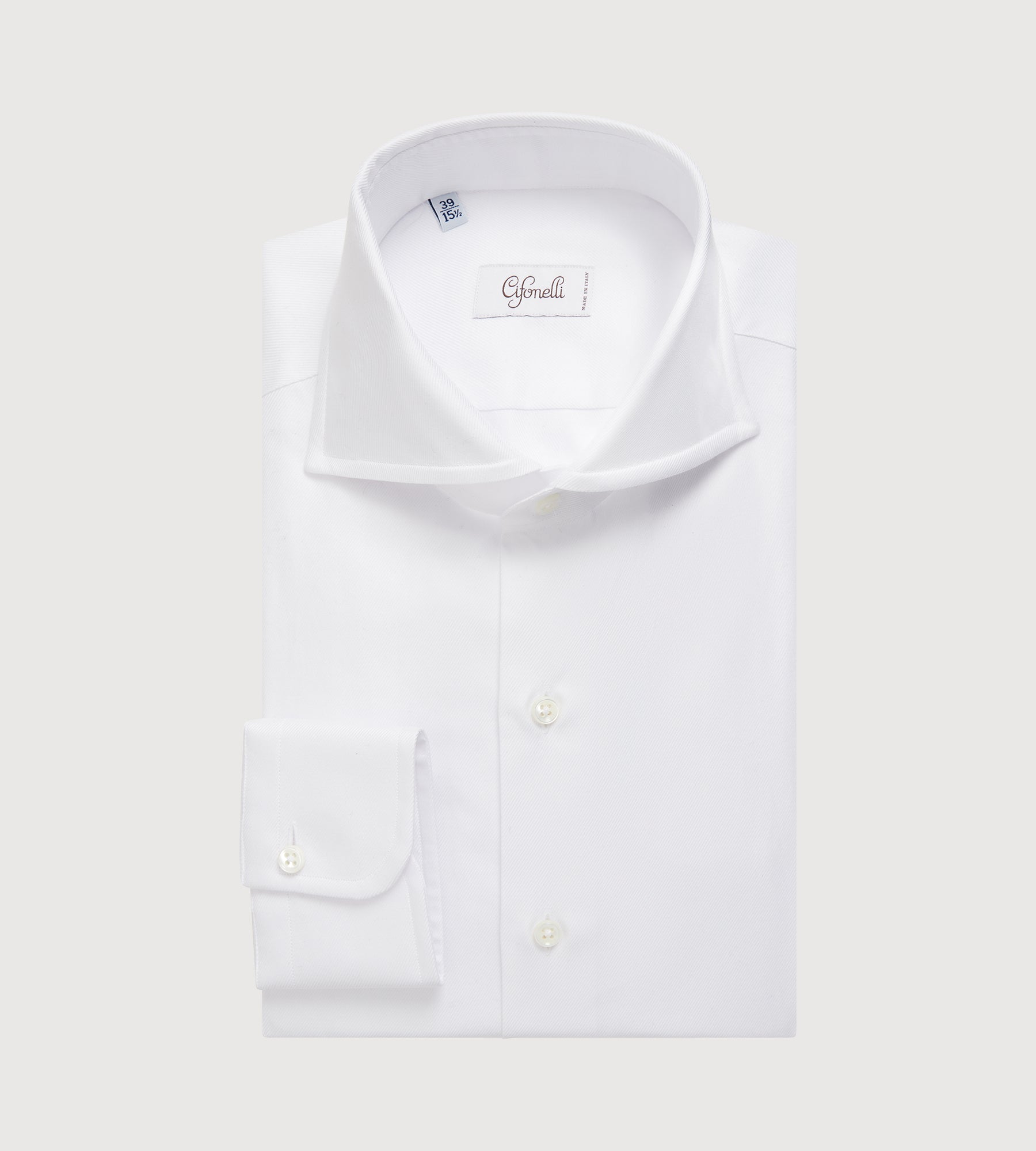 Chemise blanche en twill