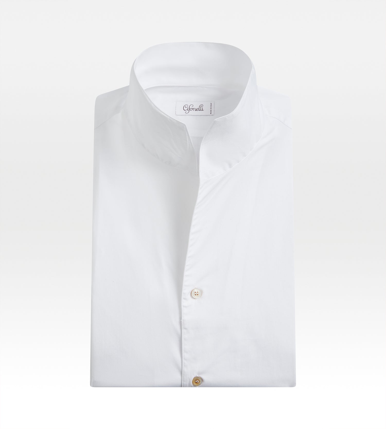 Chemise blanche à col indien