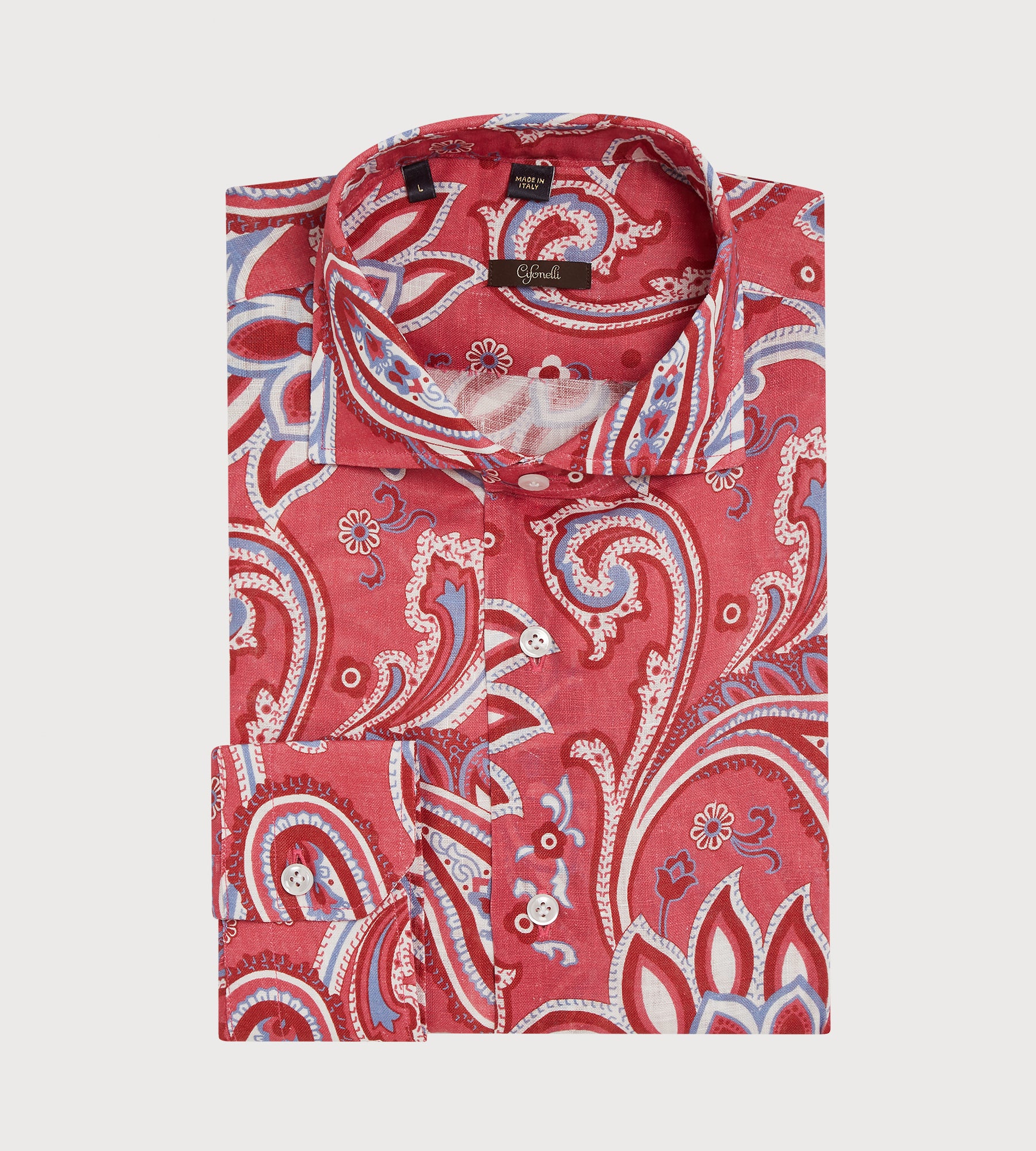 Chemise à motif Paisley
