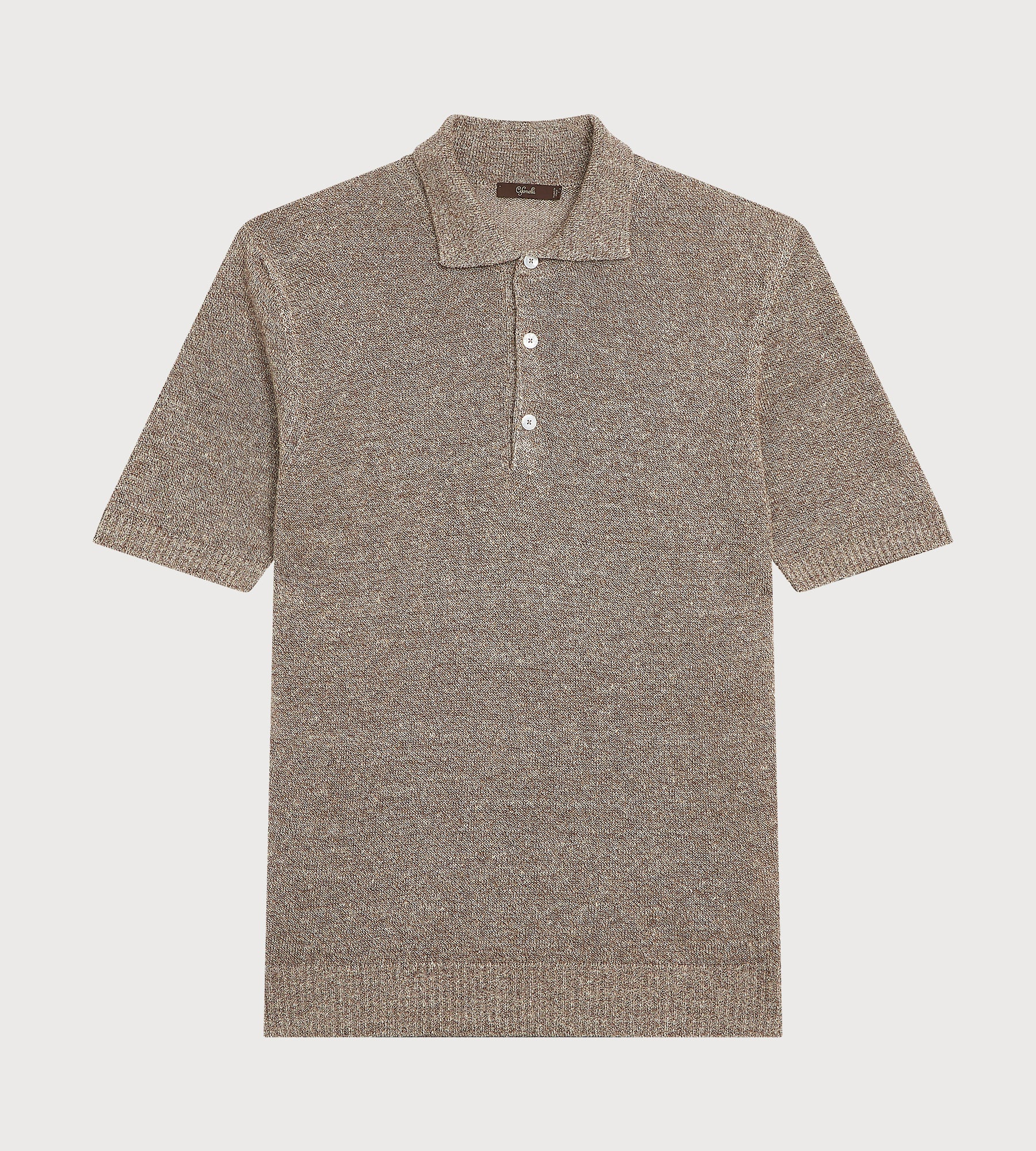 Polo texturé en coton