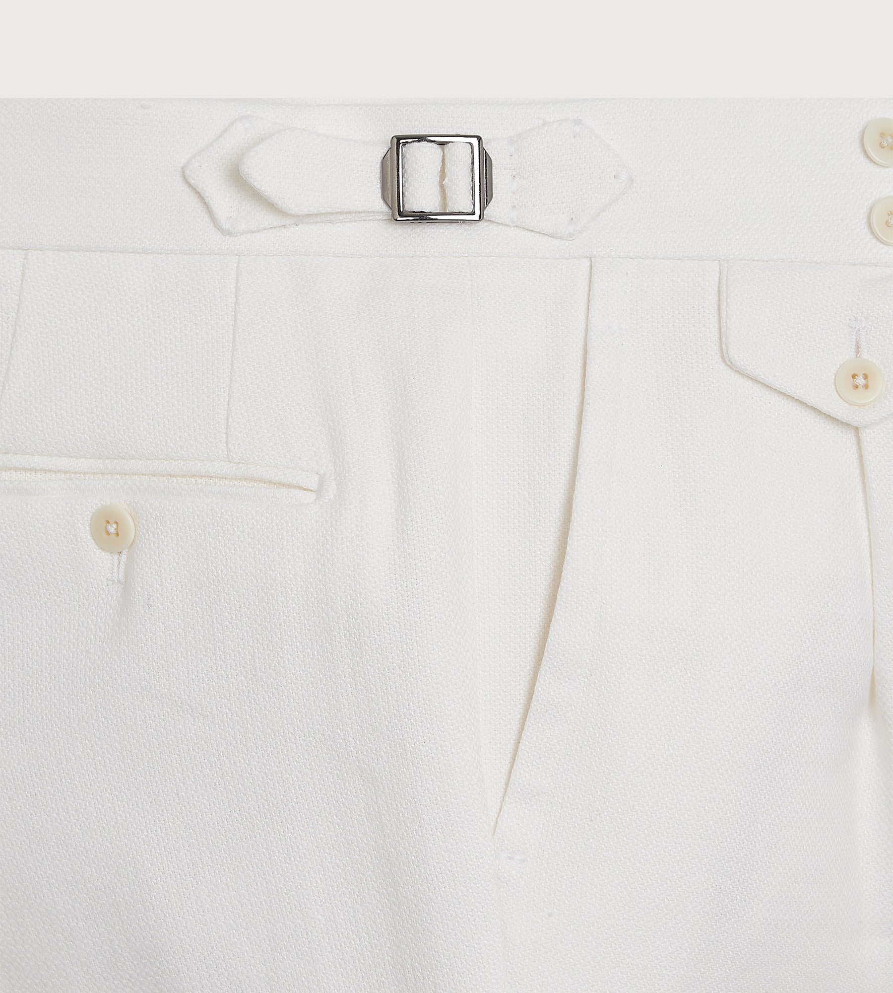Pantalon en lin et coton