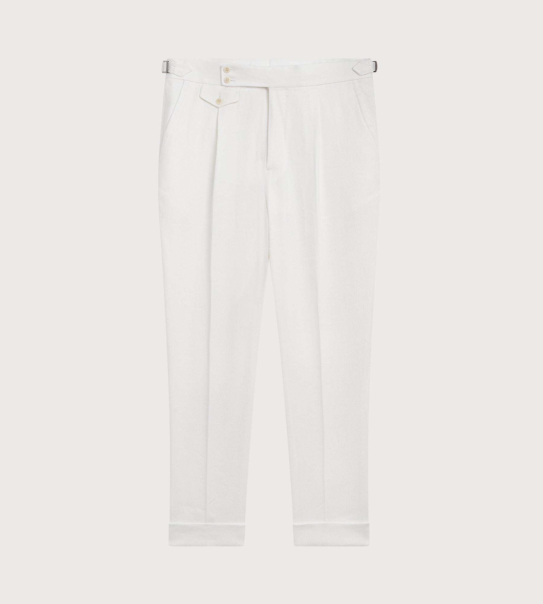 Pantalon en lin et coton