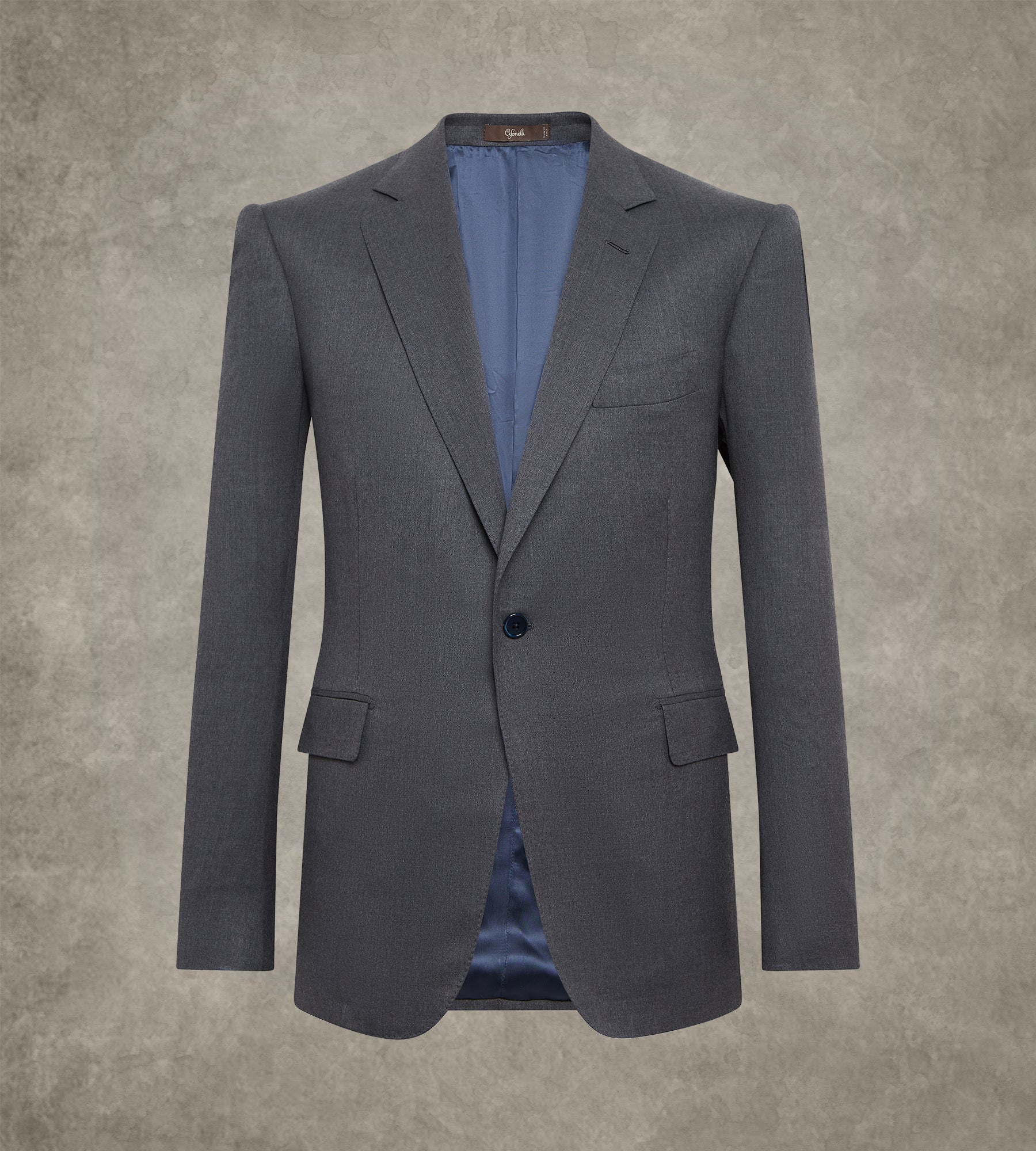 Costume gris foncé en laine