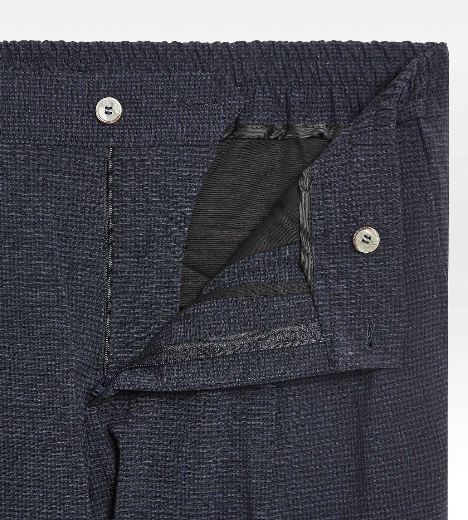 Costume déstructuré à 3 boutons bleu marine en lin