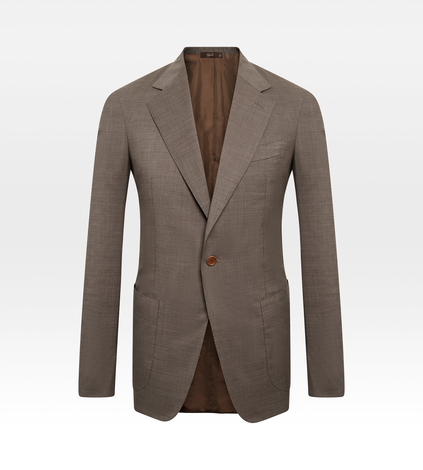 Costume en laine taupe