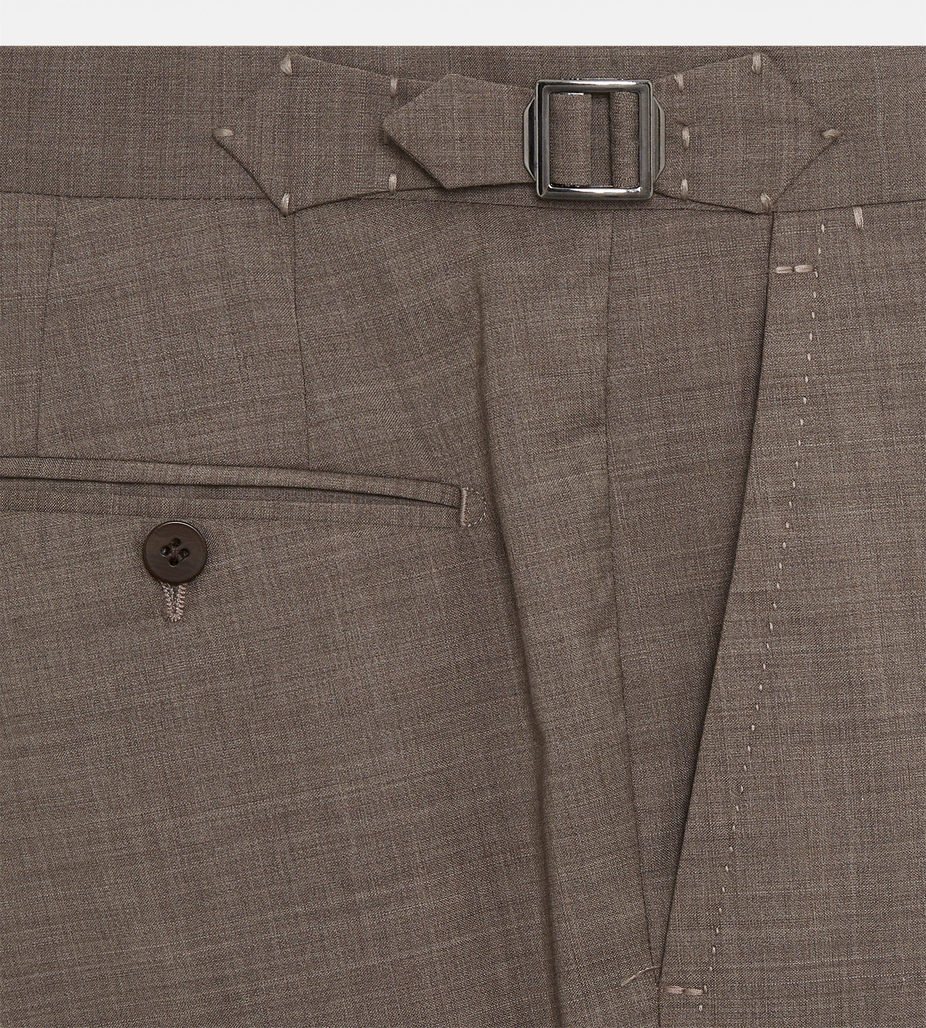 Costume taupe en laine & cachemire