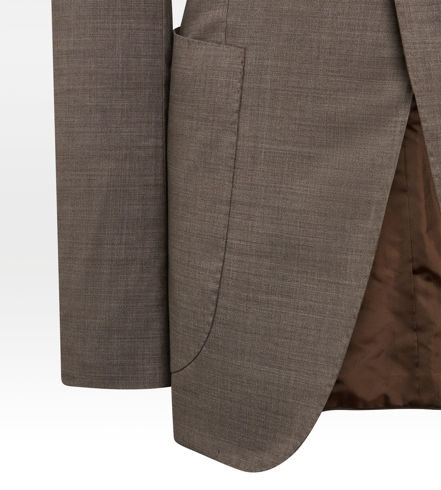 Costume taupe en laine & cachemire