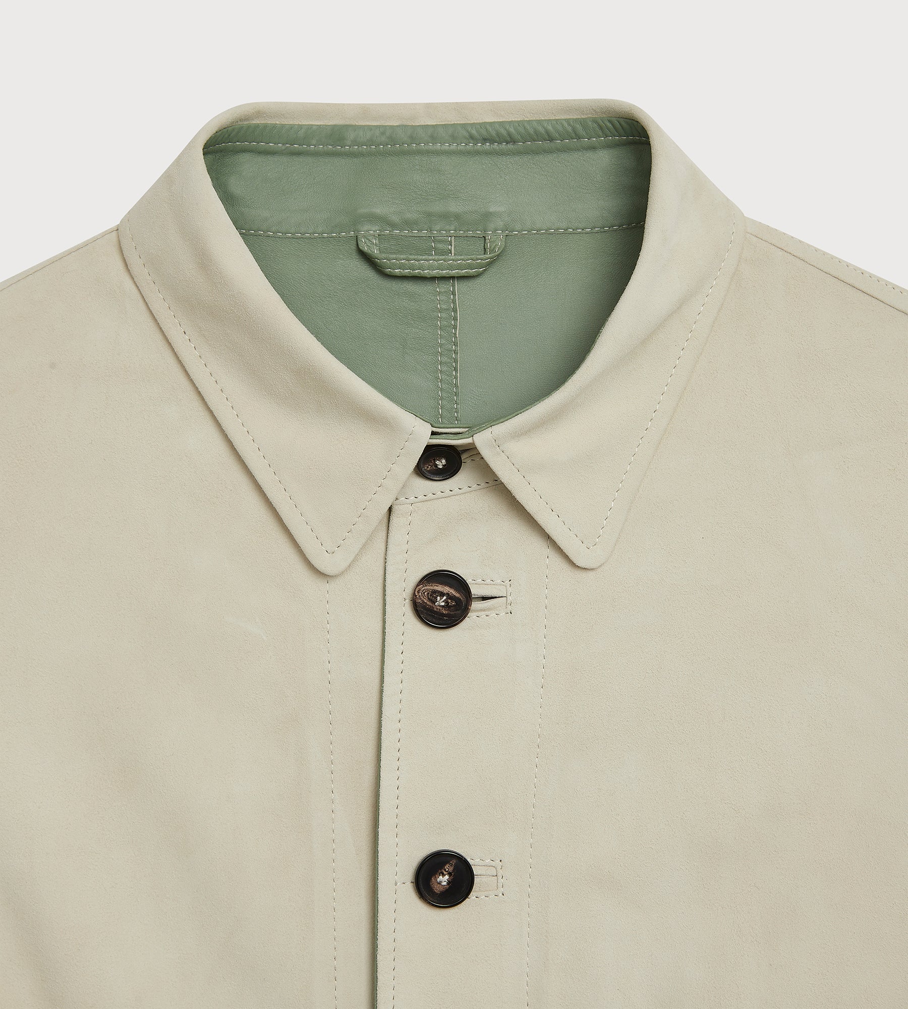 Veste légère en suède
