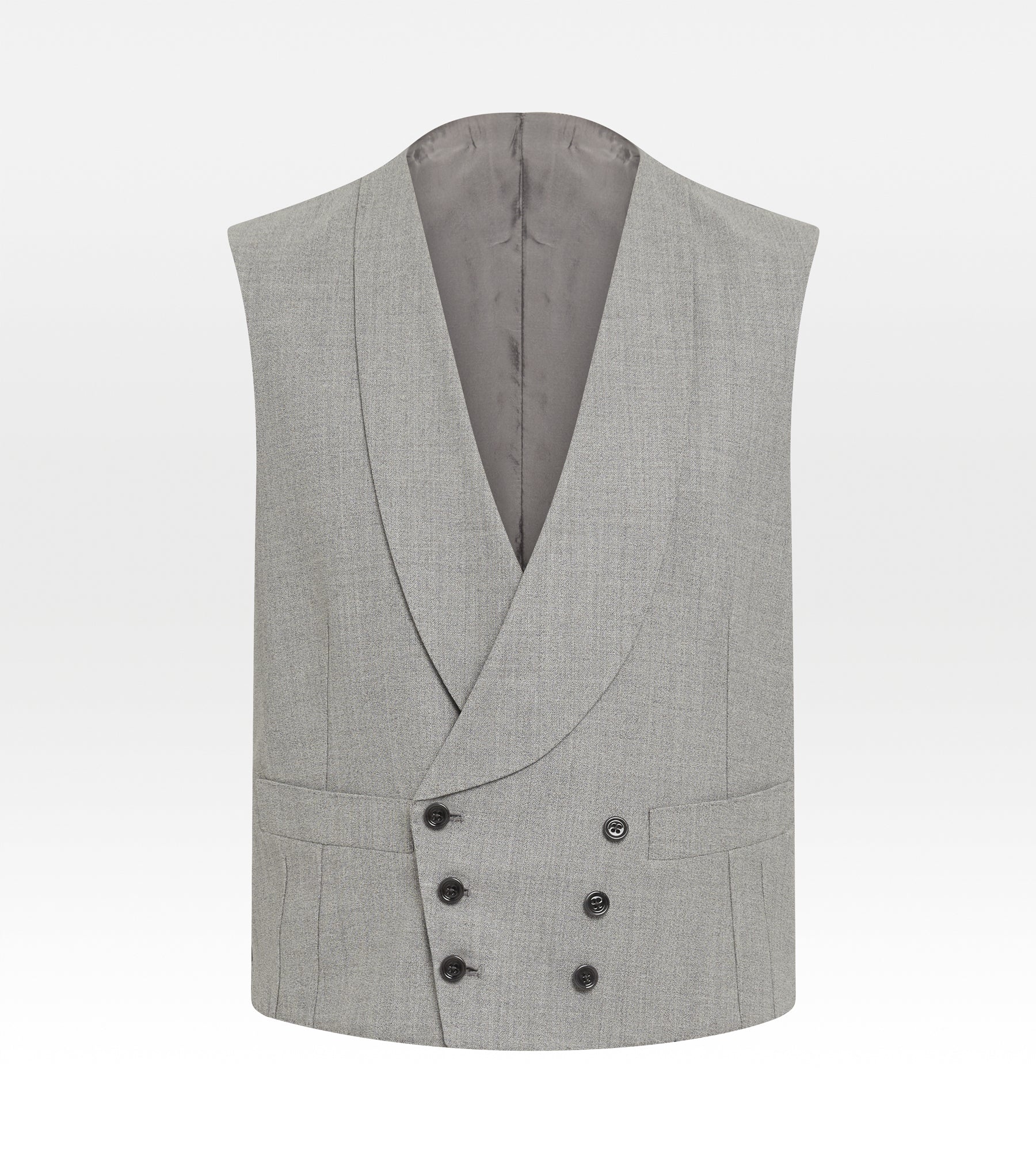 Costume 3 pièces gris en laine