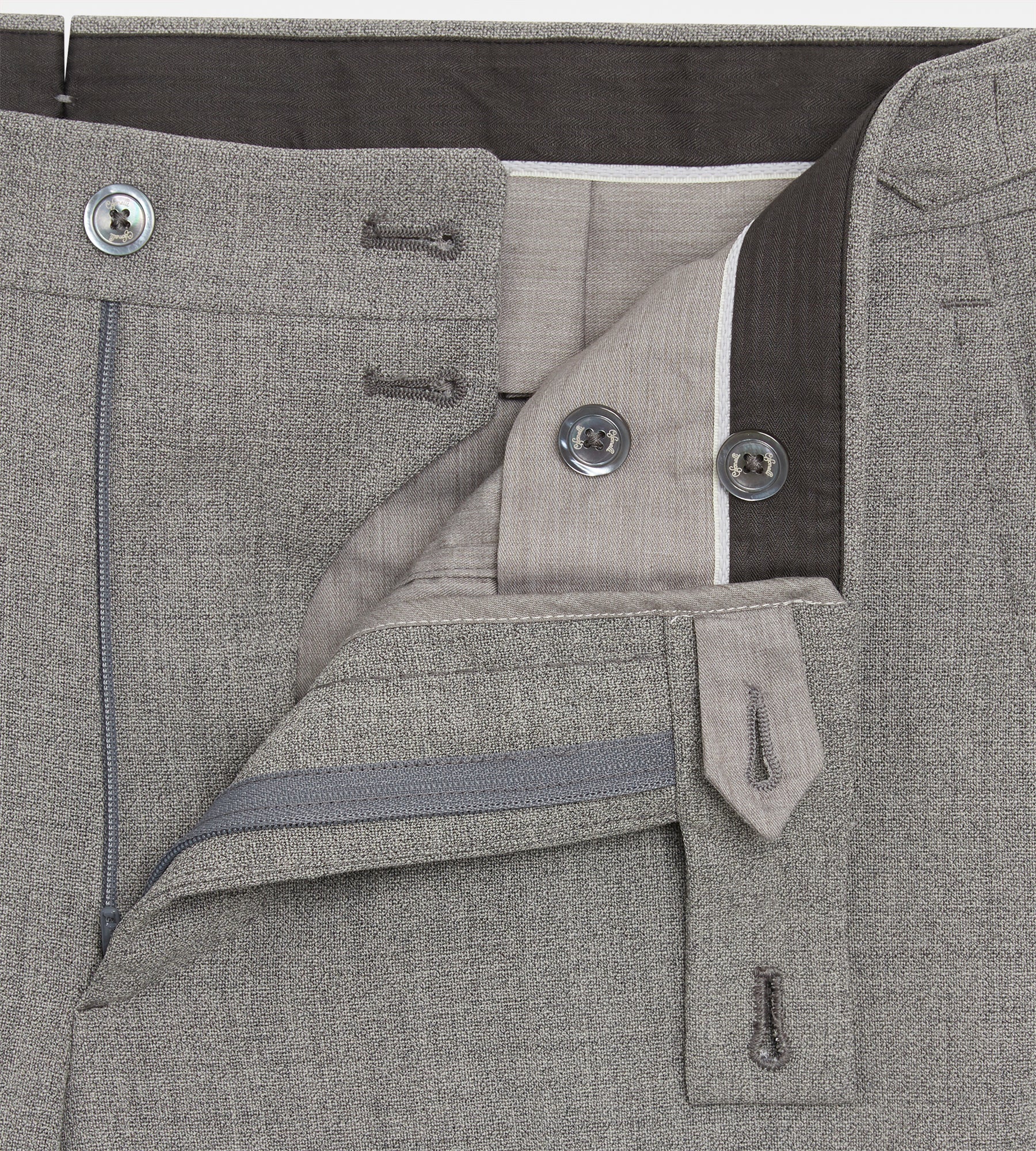 Costume 3 pièces gris en laine