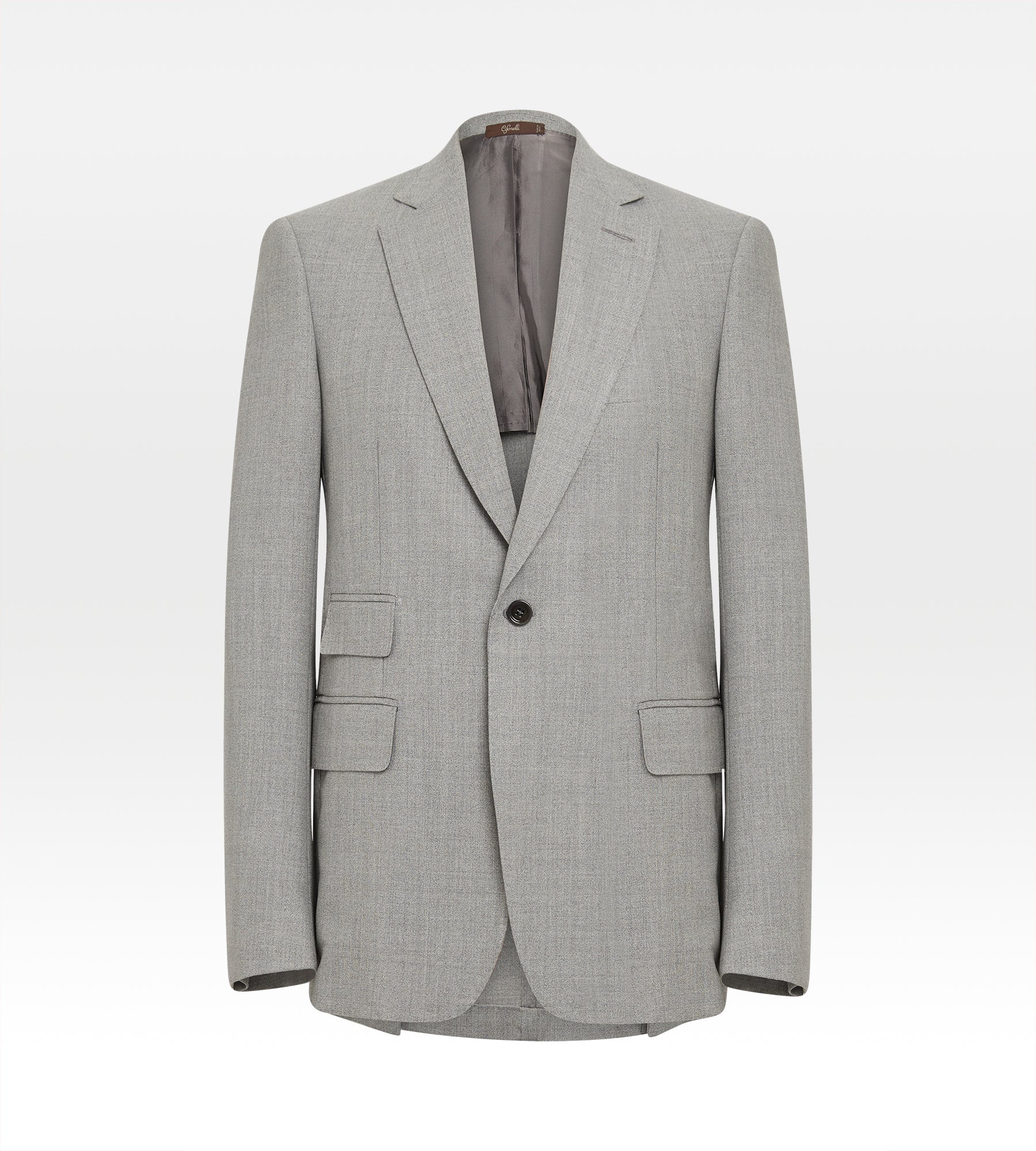 Costume 3 pièces gris en laine