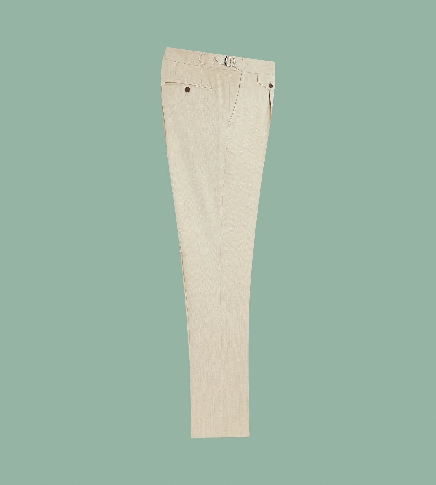 Pantalon solaro beige en laine