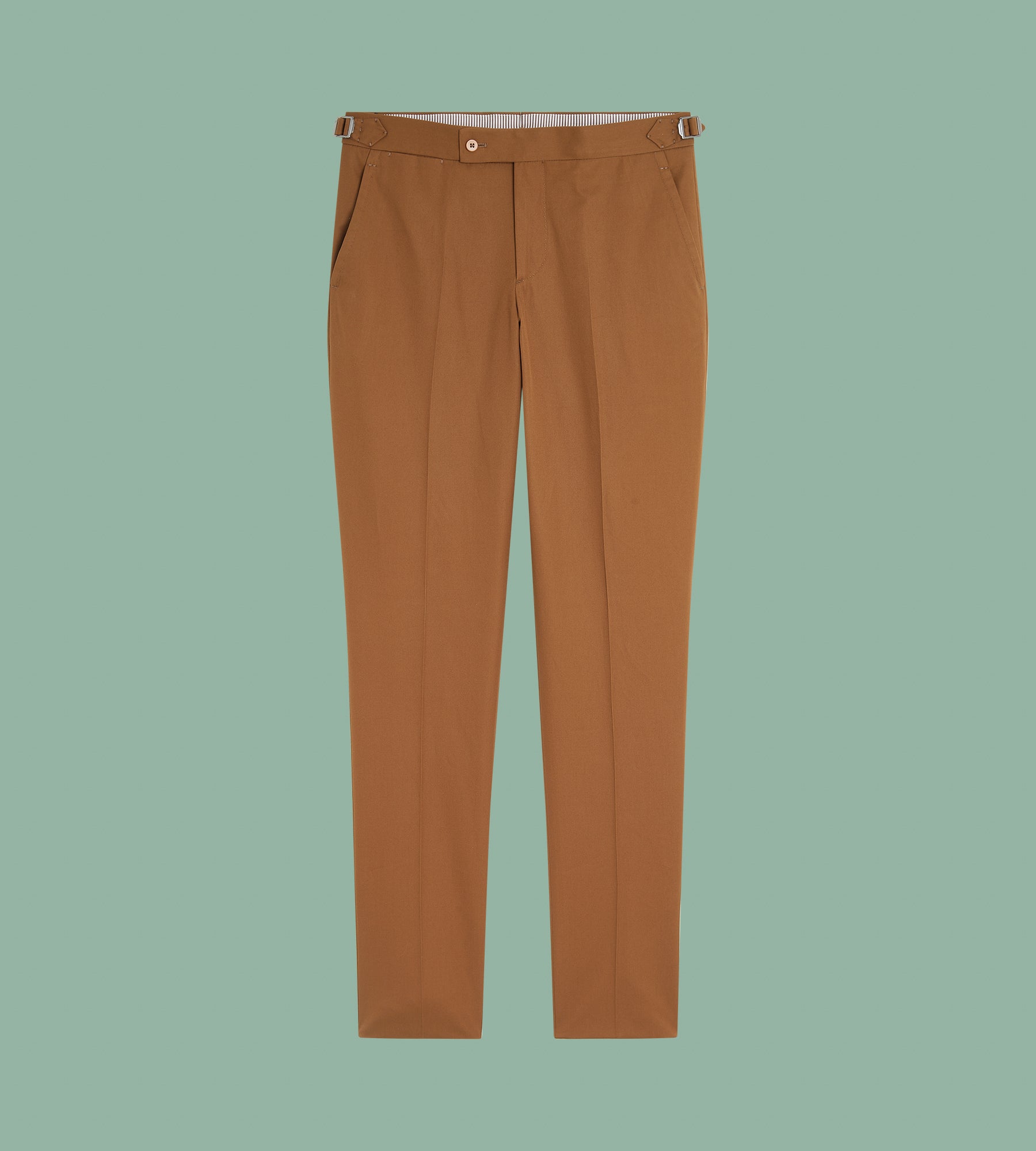 Pantalon tobacco en coton