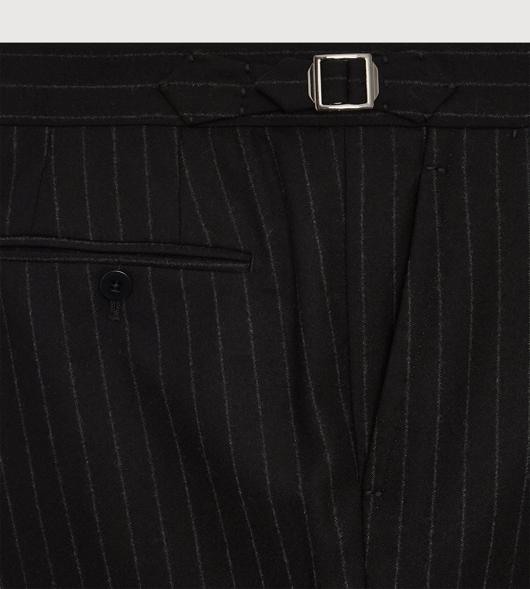 Pantalon en flanelle de laine noir