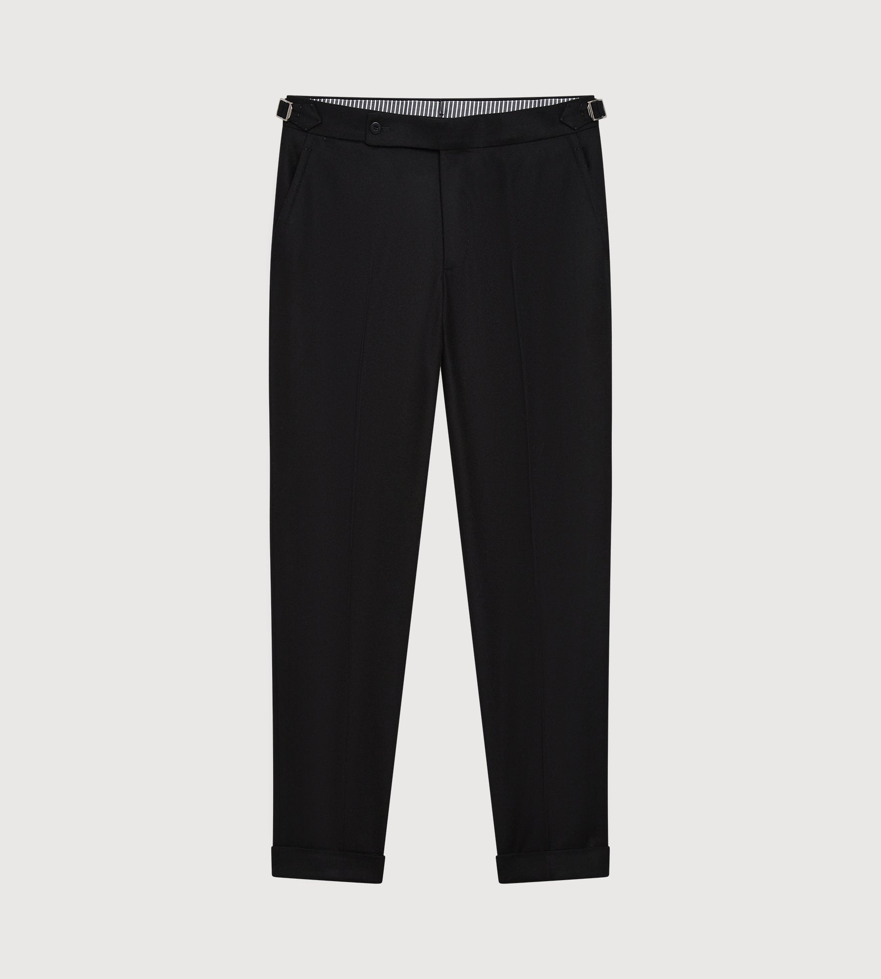 Pantalon en flanelle de laine noir