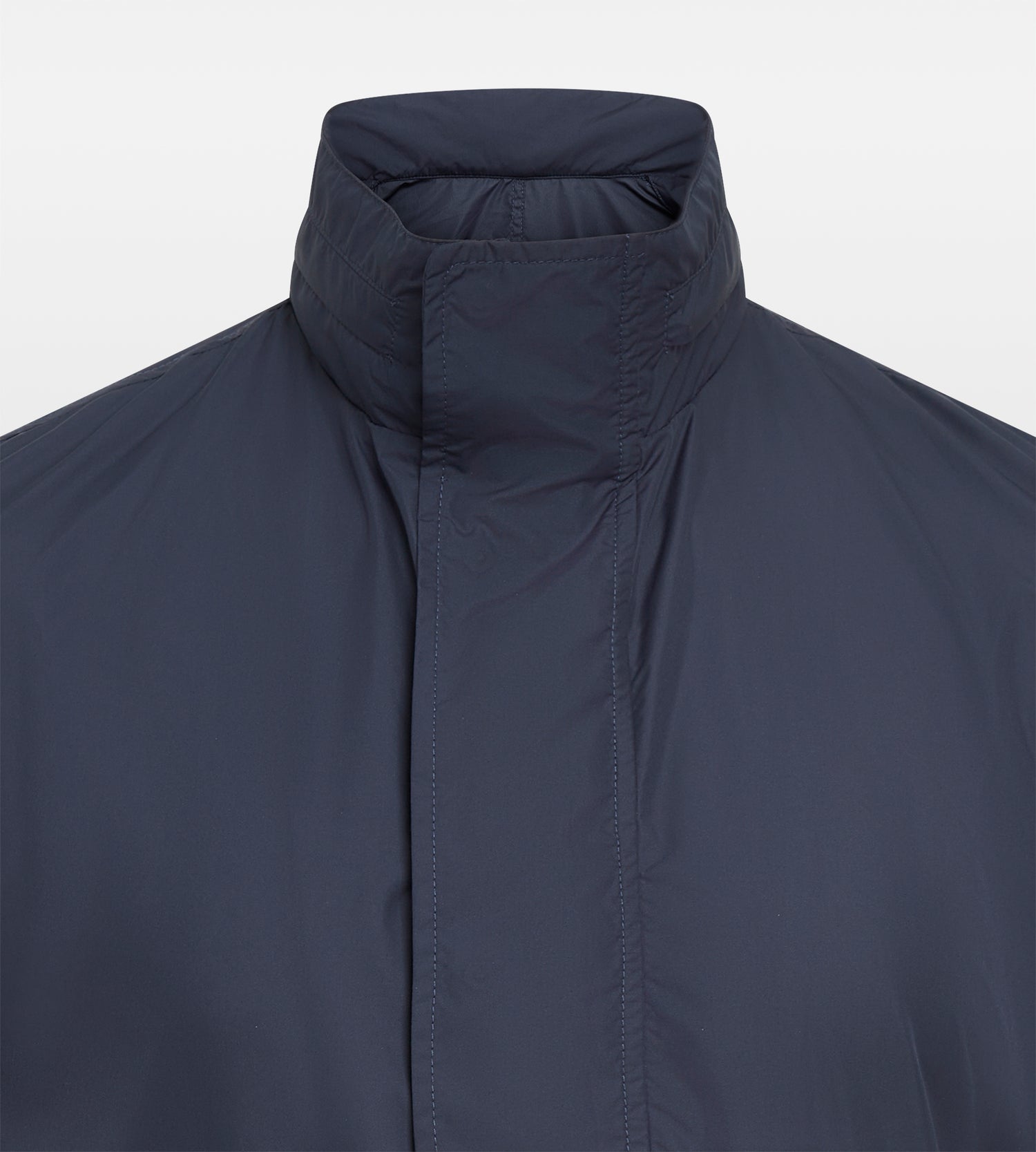 Parka bleu marine en nylon