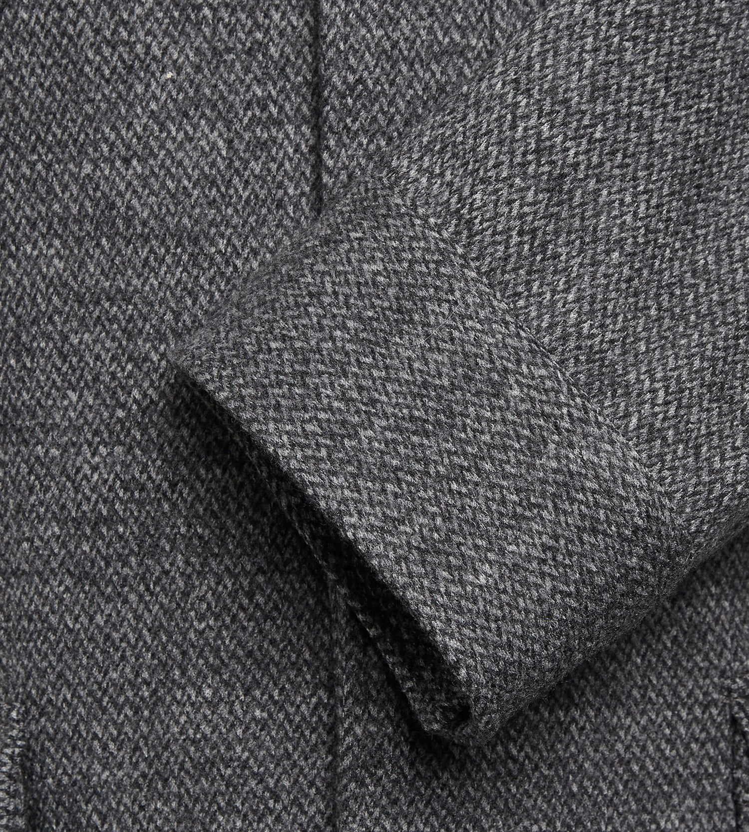 Sur-chemise épaisse en laine grise