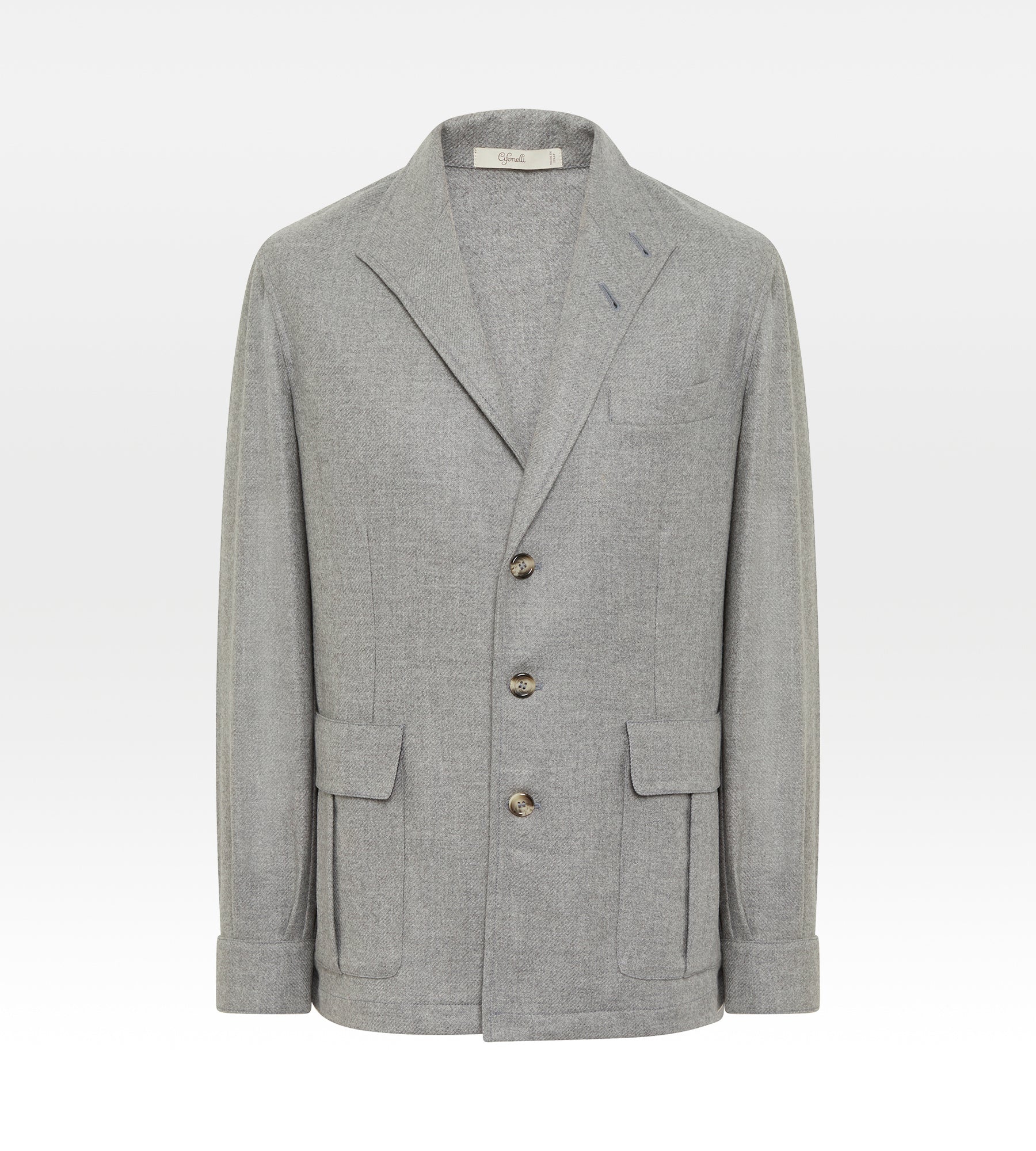 Teba classique en laine & cachemire gris