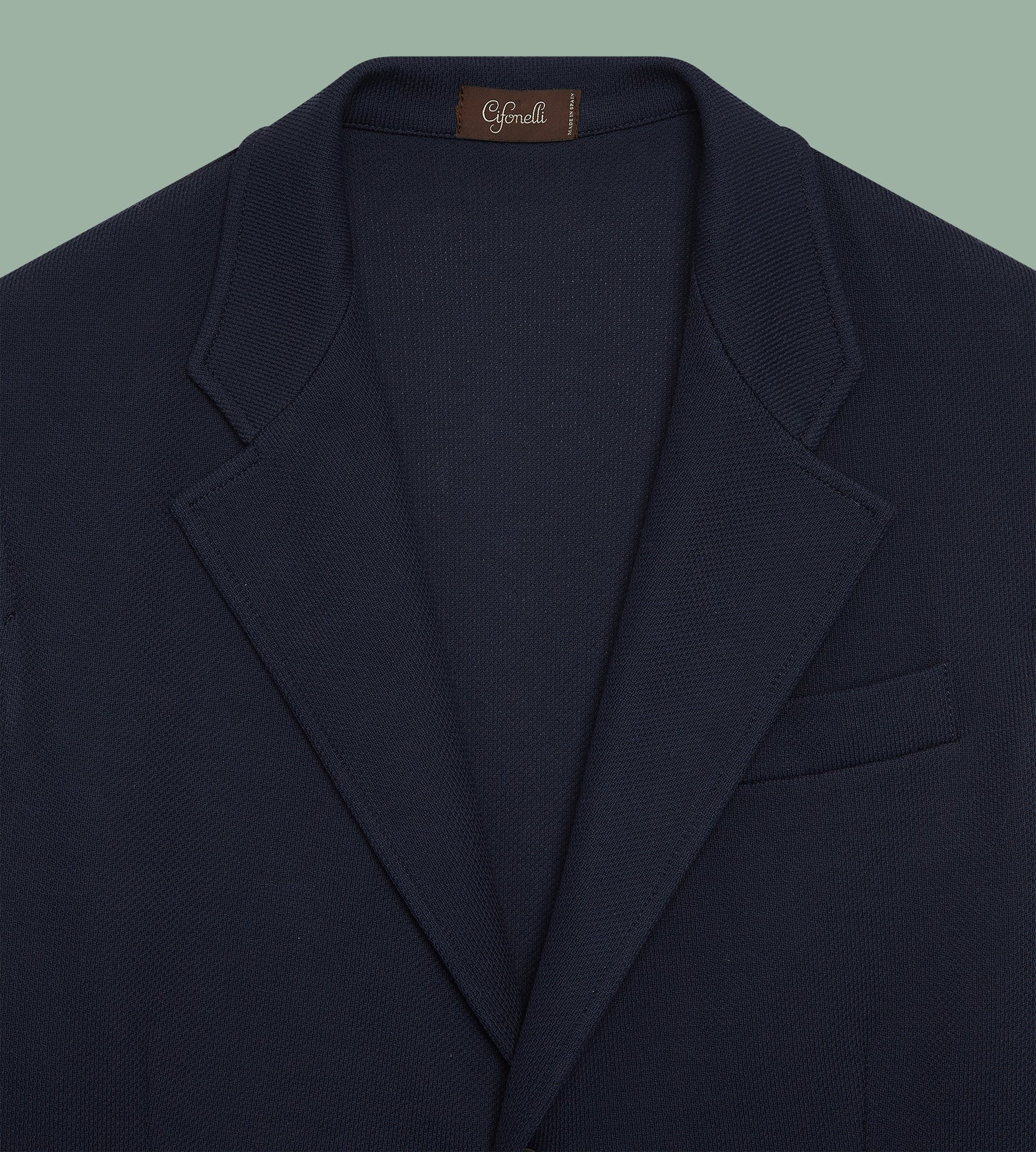 Teba Lorenzo bleu marine en coton