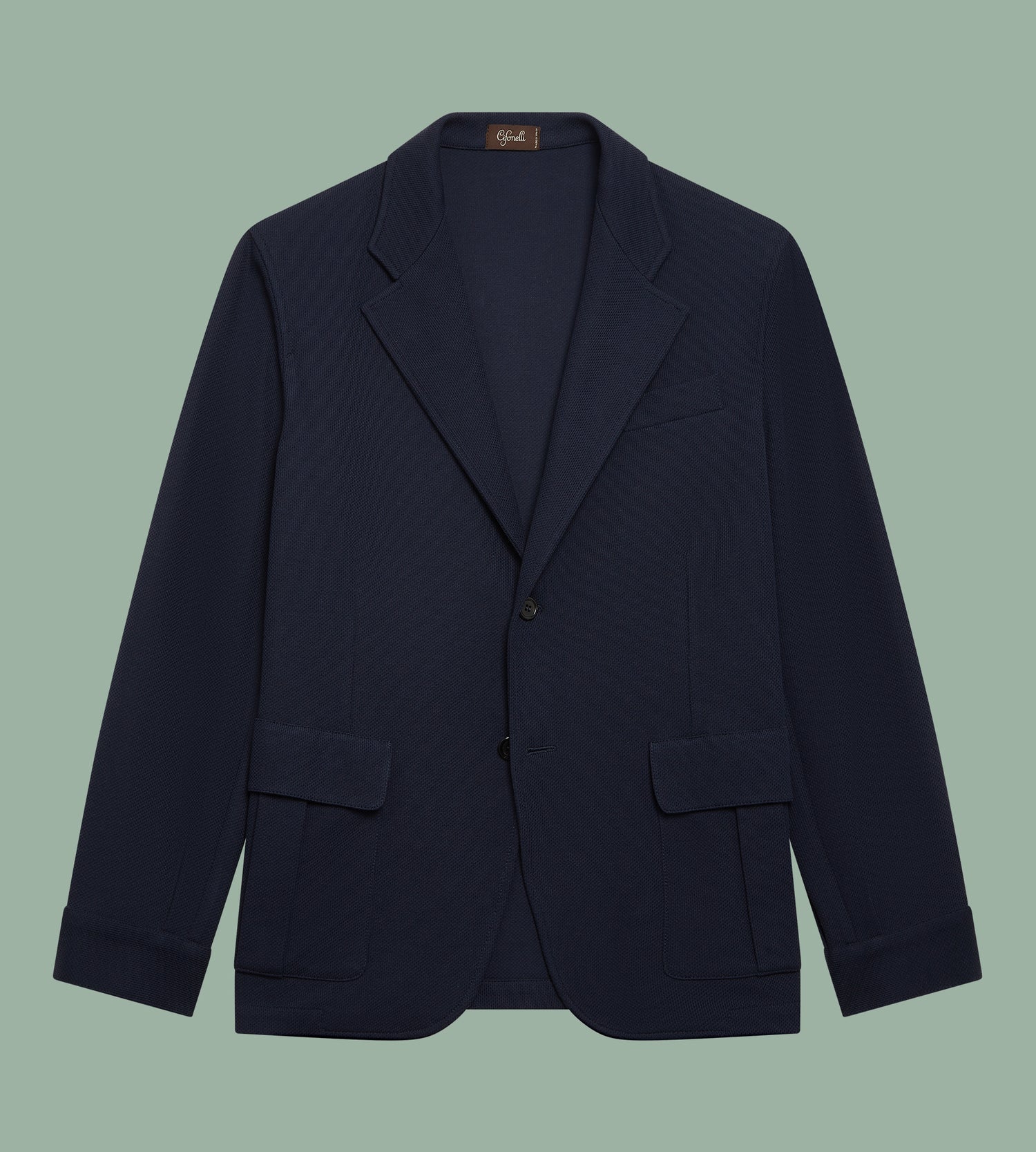 Teba Lorenzo bleu marine en coton