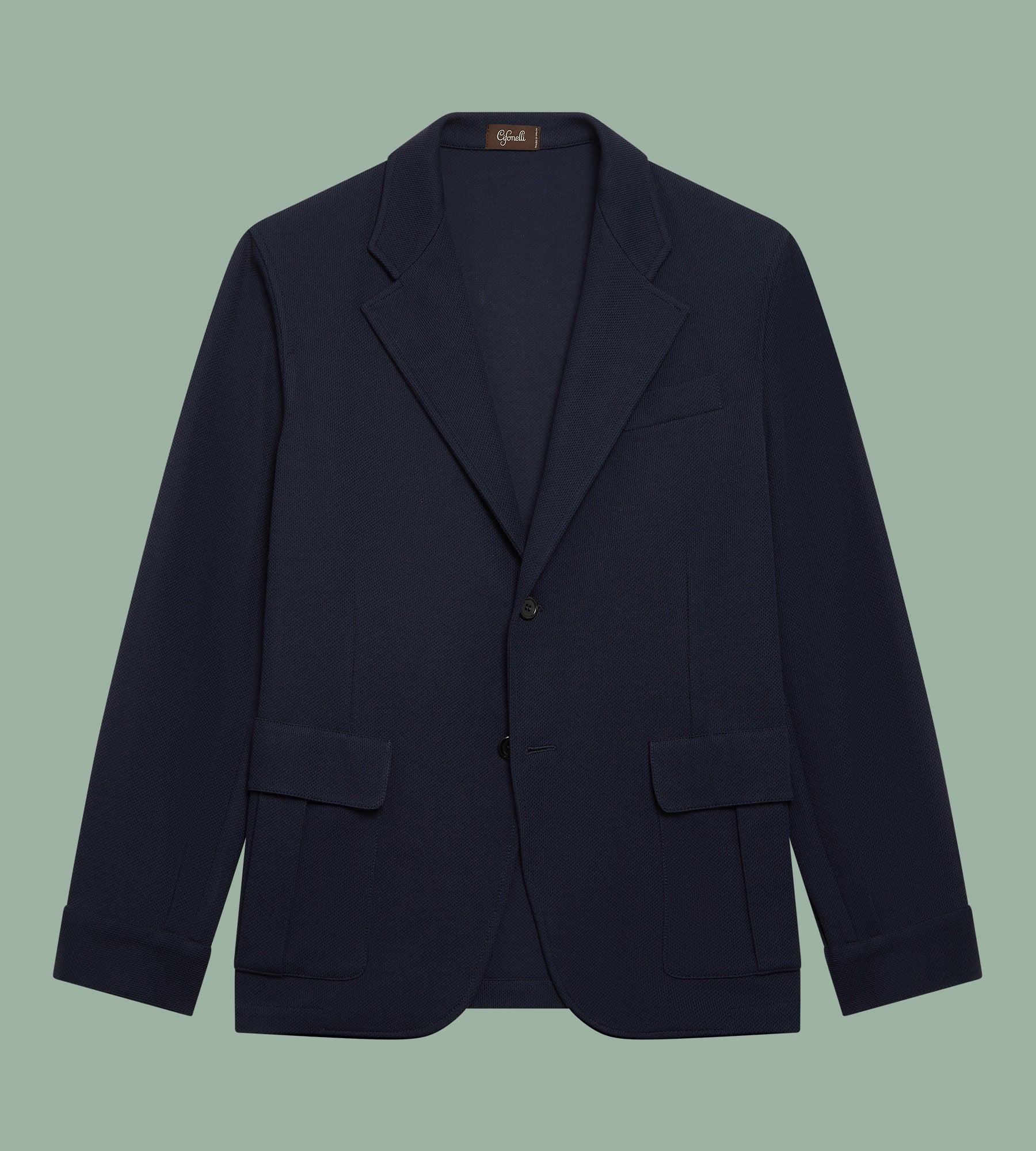 Teba Lorenzo bleu marine en coton