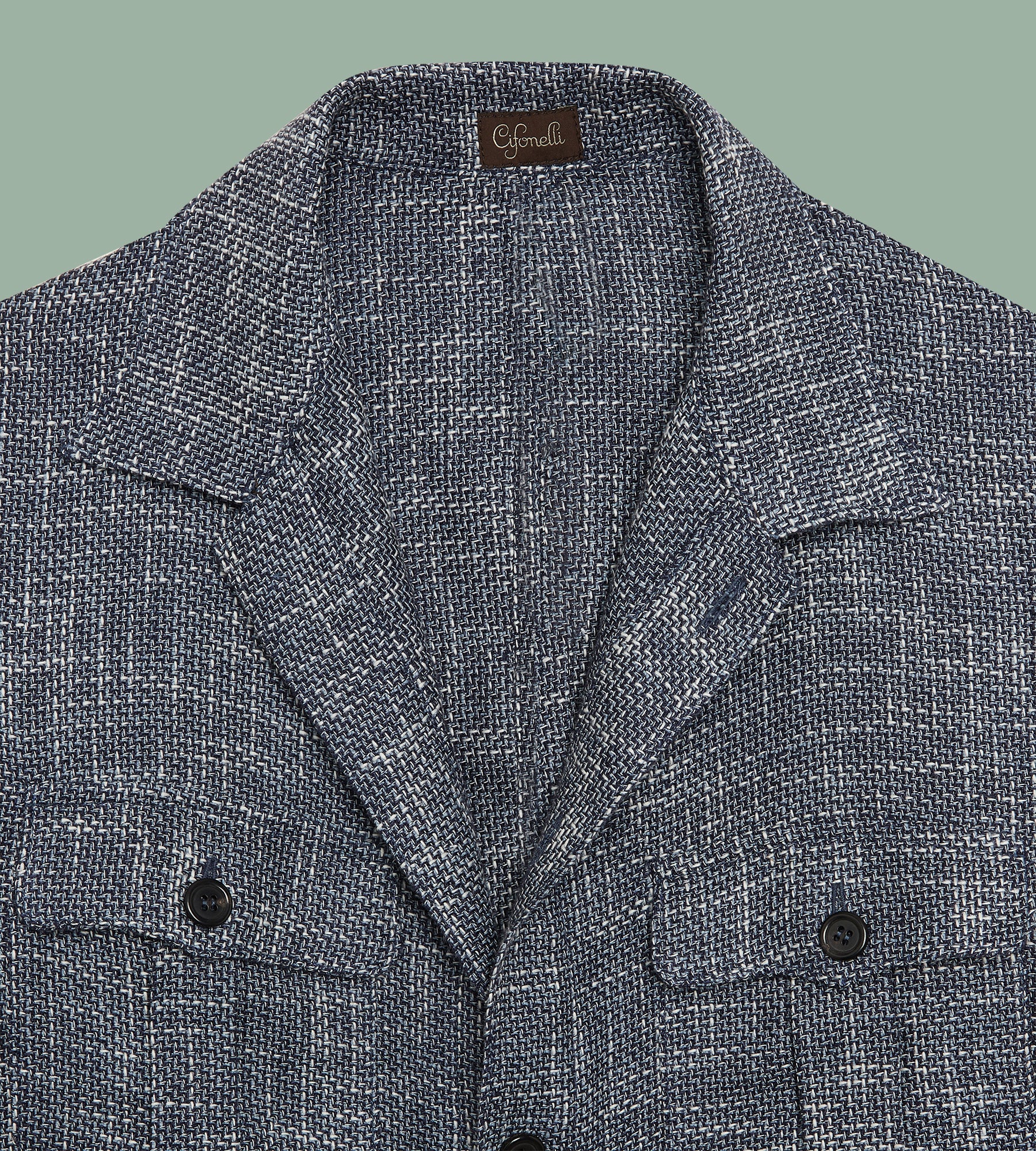 Teba sarafi bleue en lin & coton