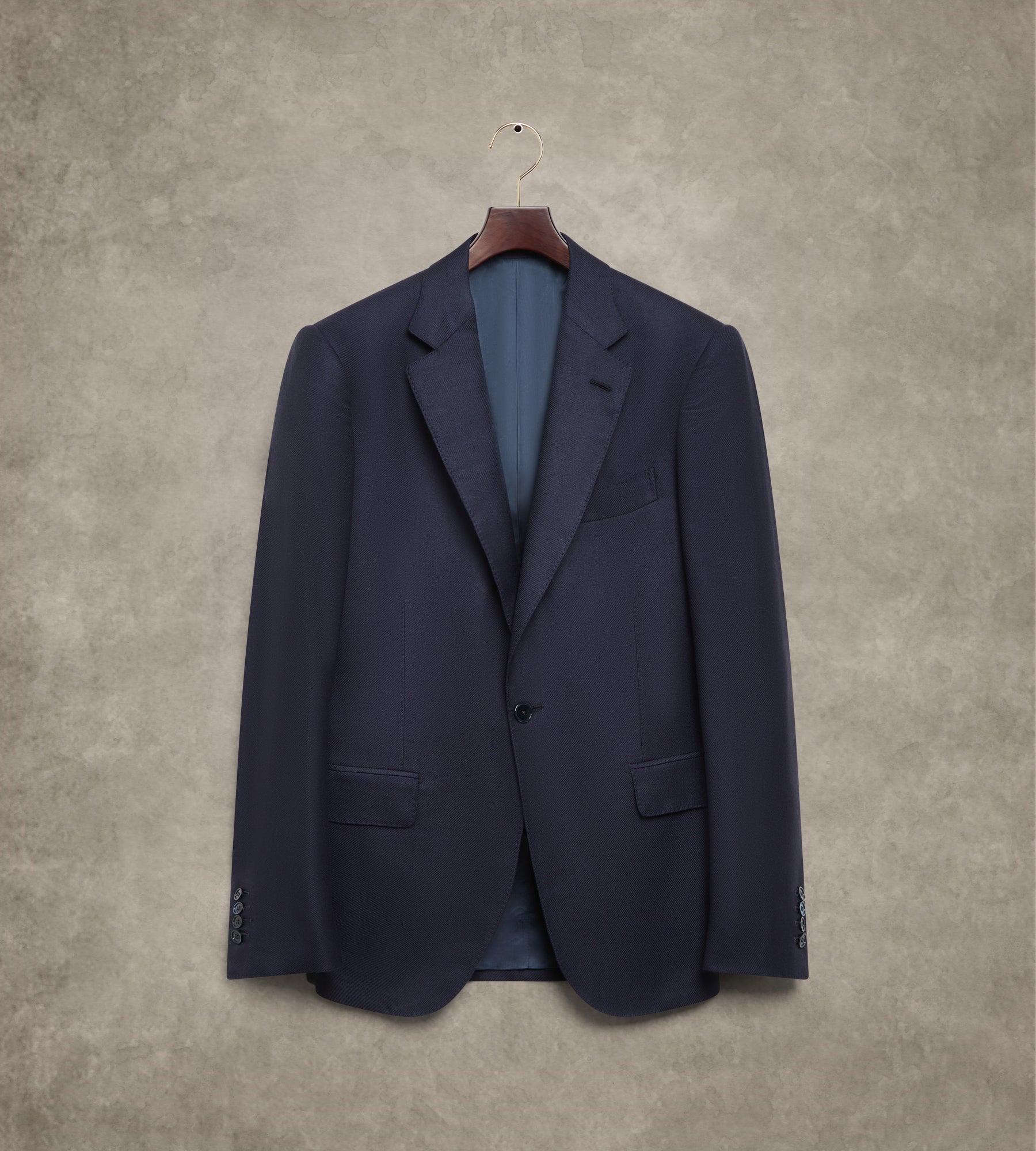 Veste bleu marine en cachemire & soie