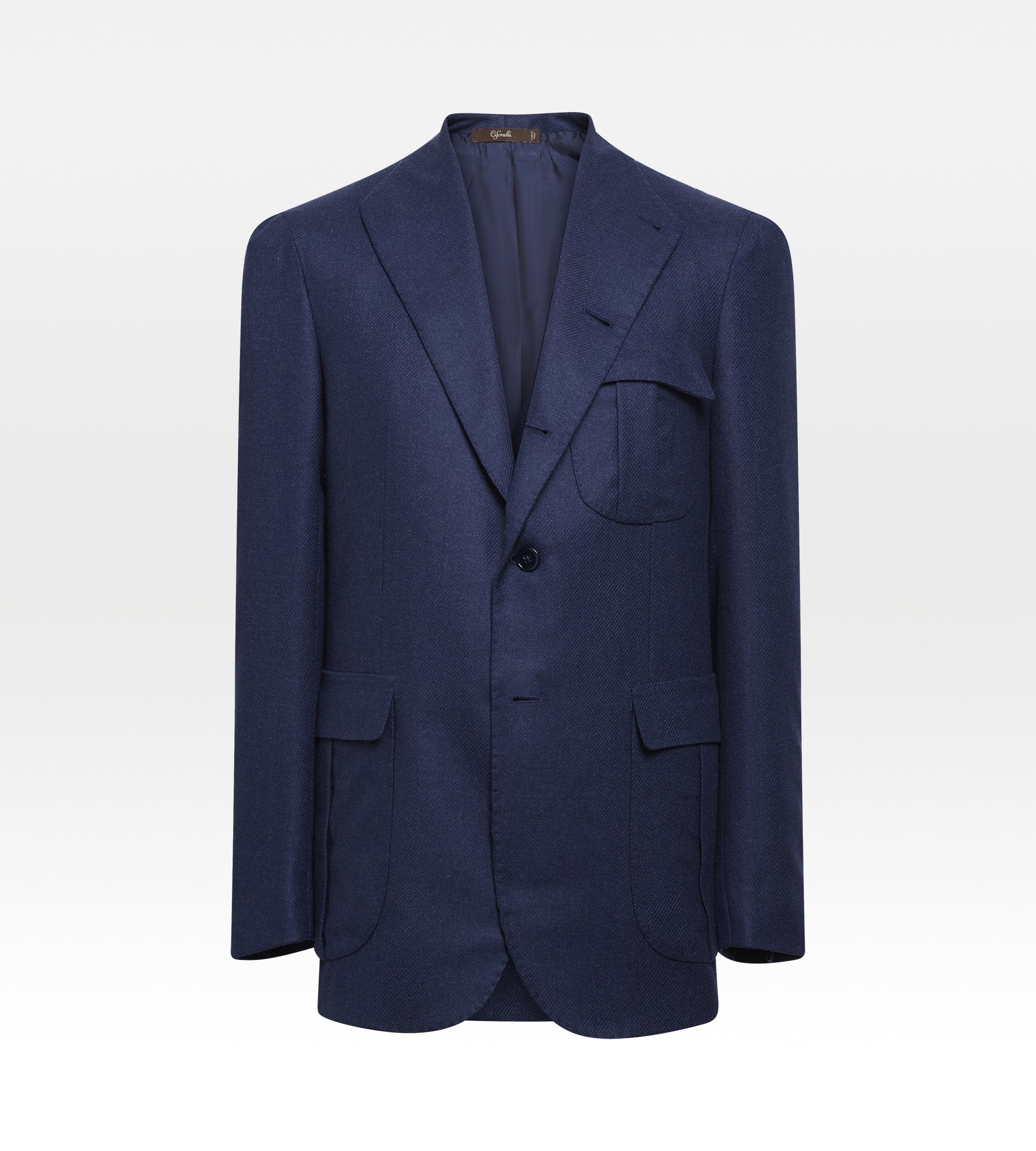 Veste Piémont bleue en laine