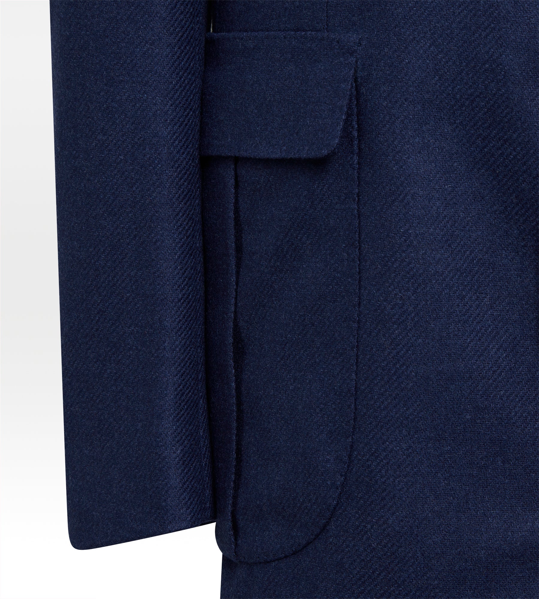 Veste Piémont bleue en laine