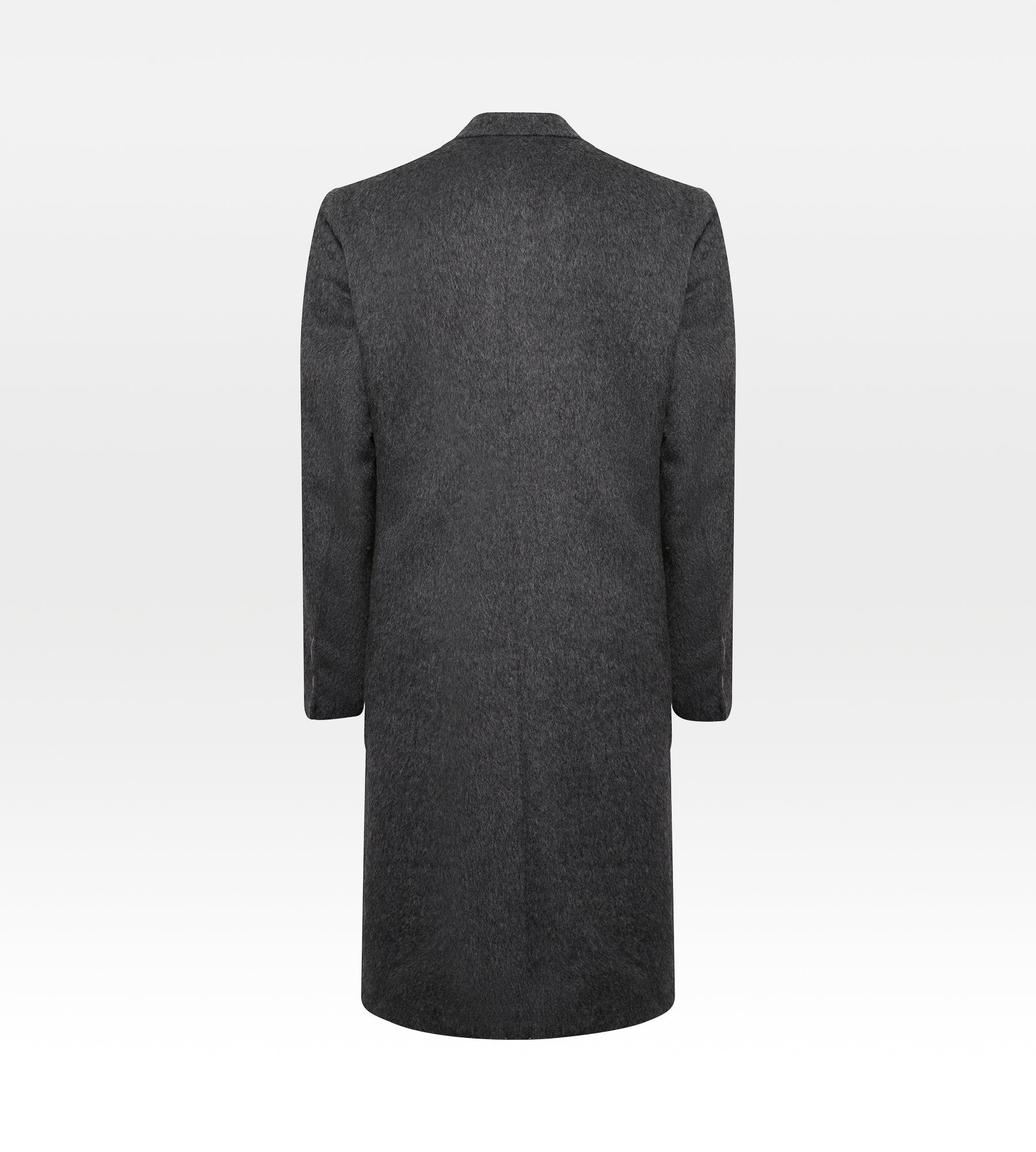 Manteau en alpaga & laine gris