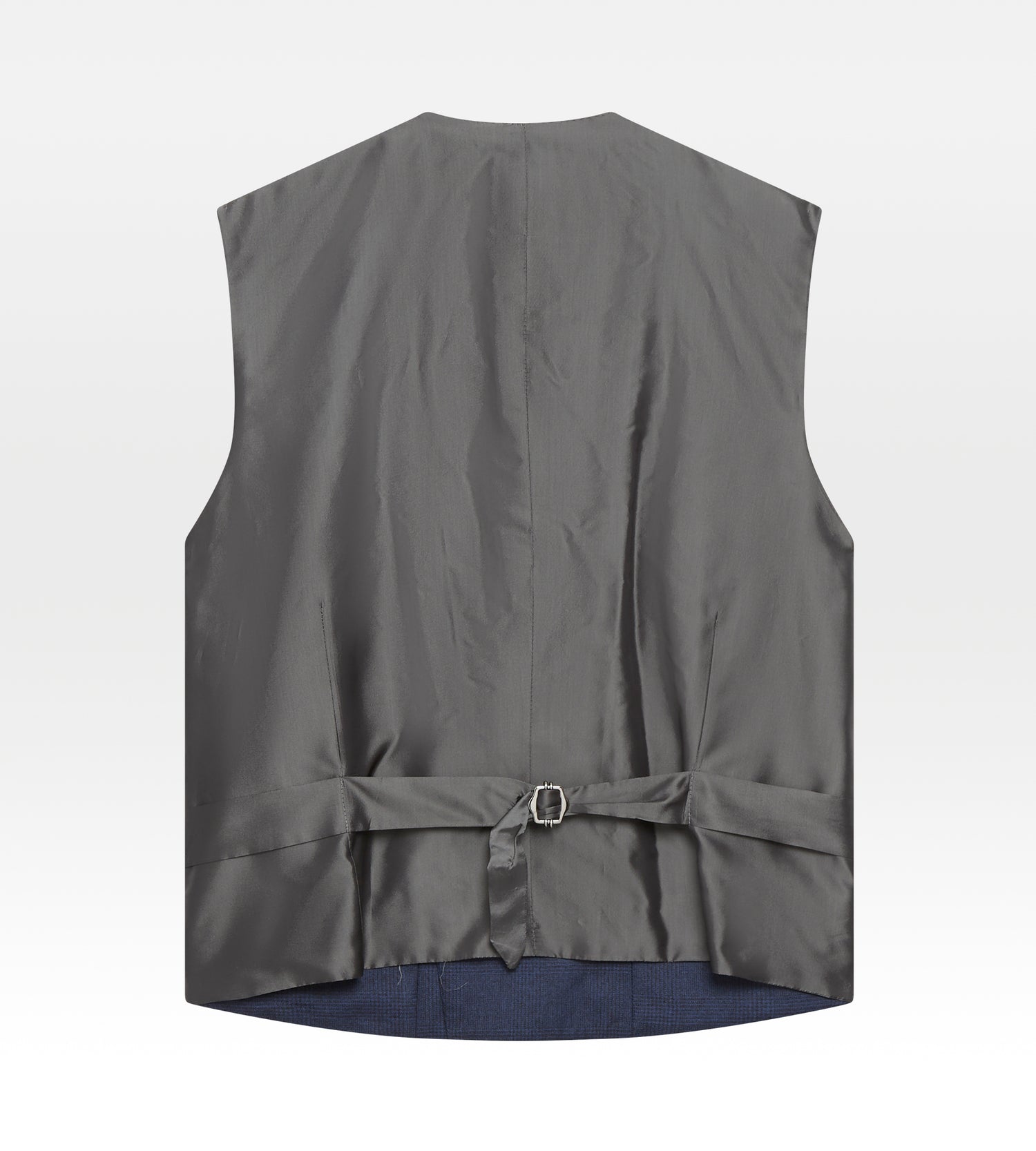 Costume 3 pièces bleu en flanelle à motif Prince de Galles