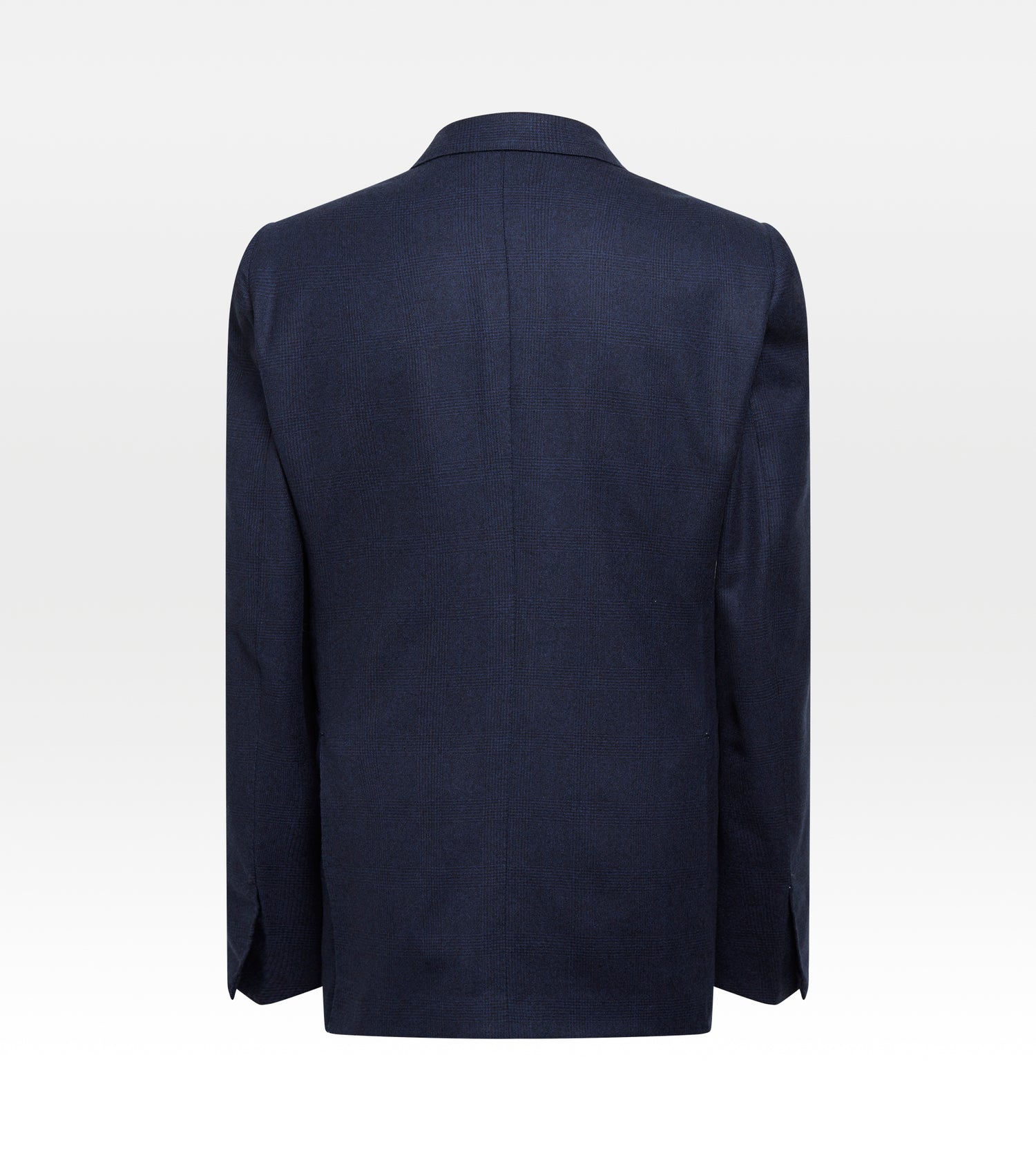 Costume 3 pièces bleu en flanelle à motif Prince de Galles