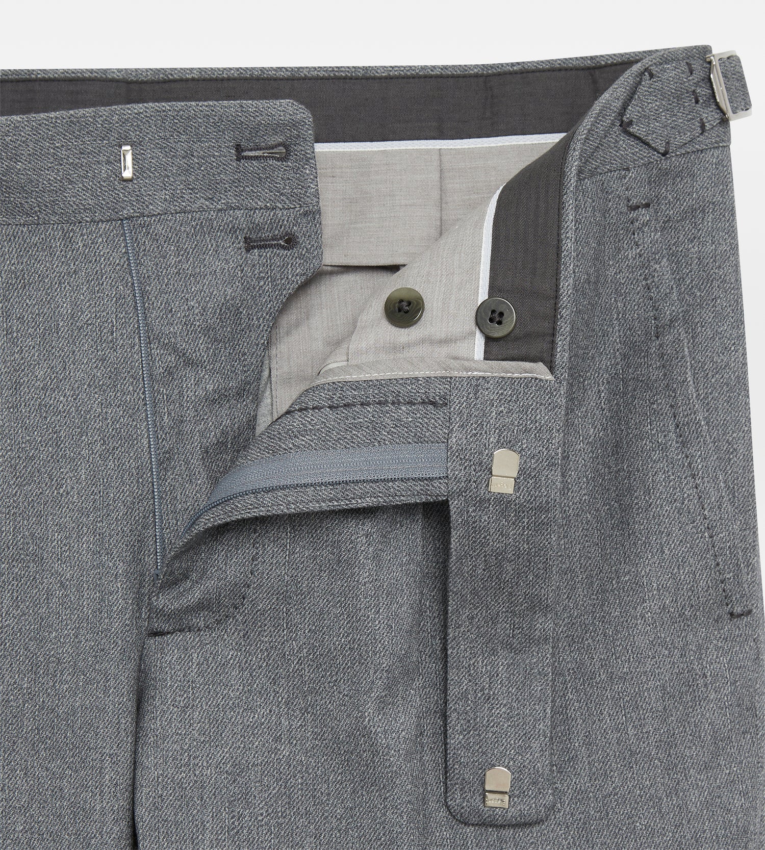 Costume gris en laine