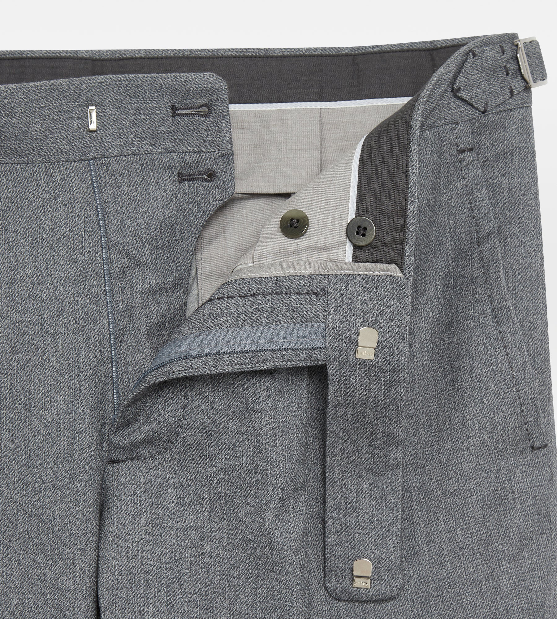 Costume gris en laine