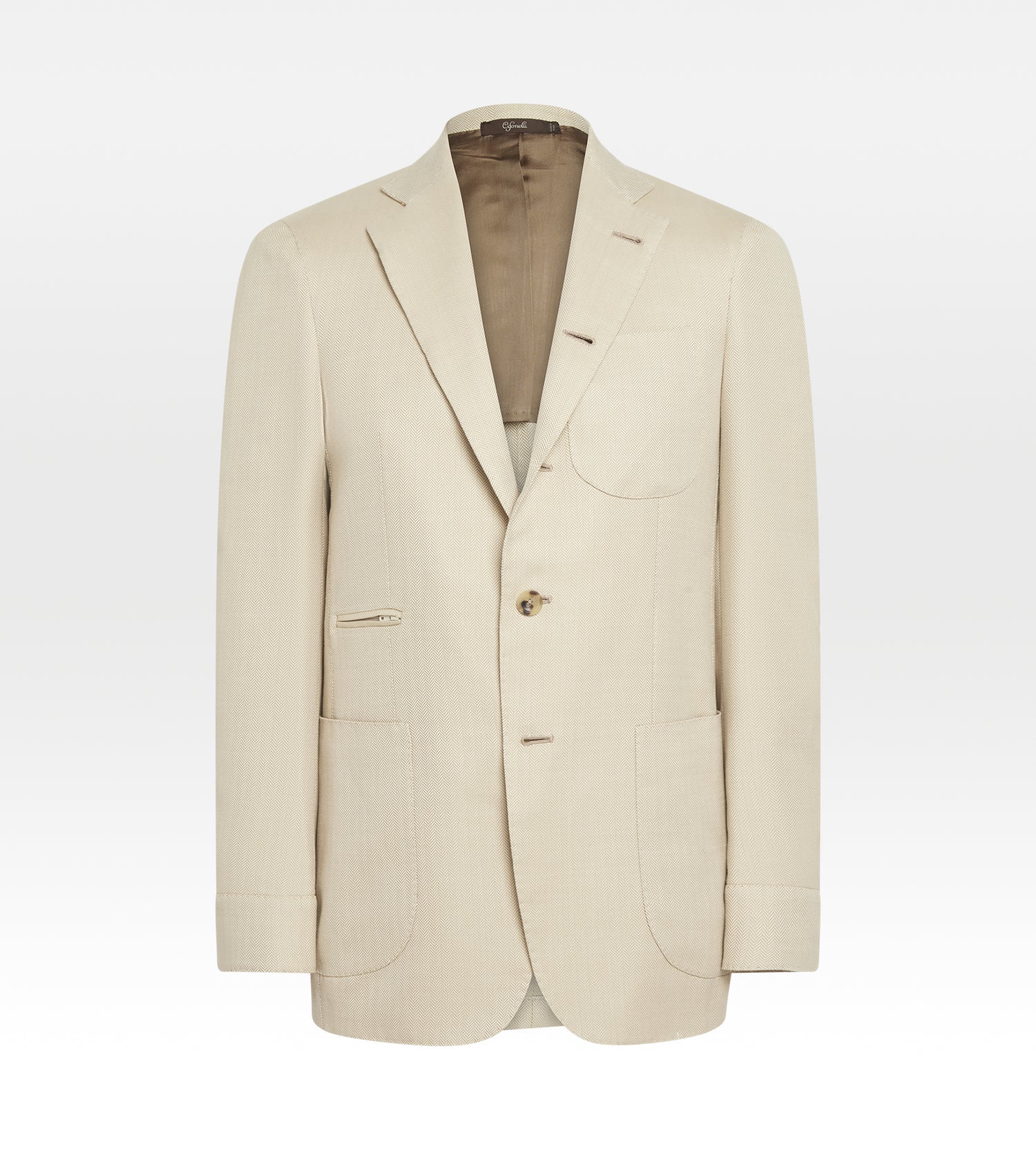 Veste Travel en coton beige