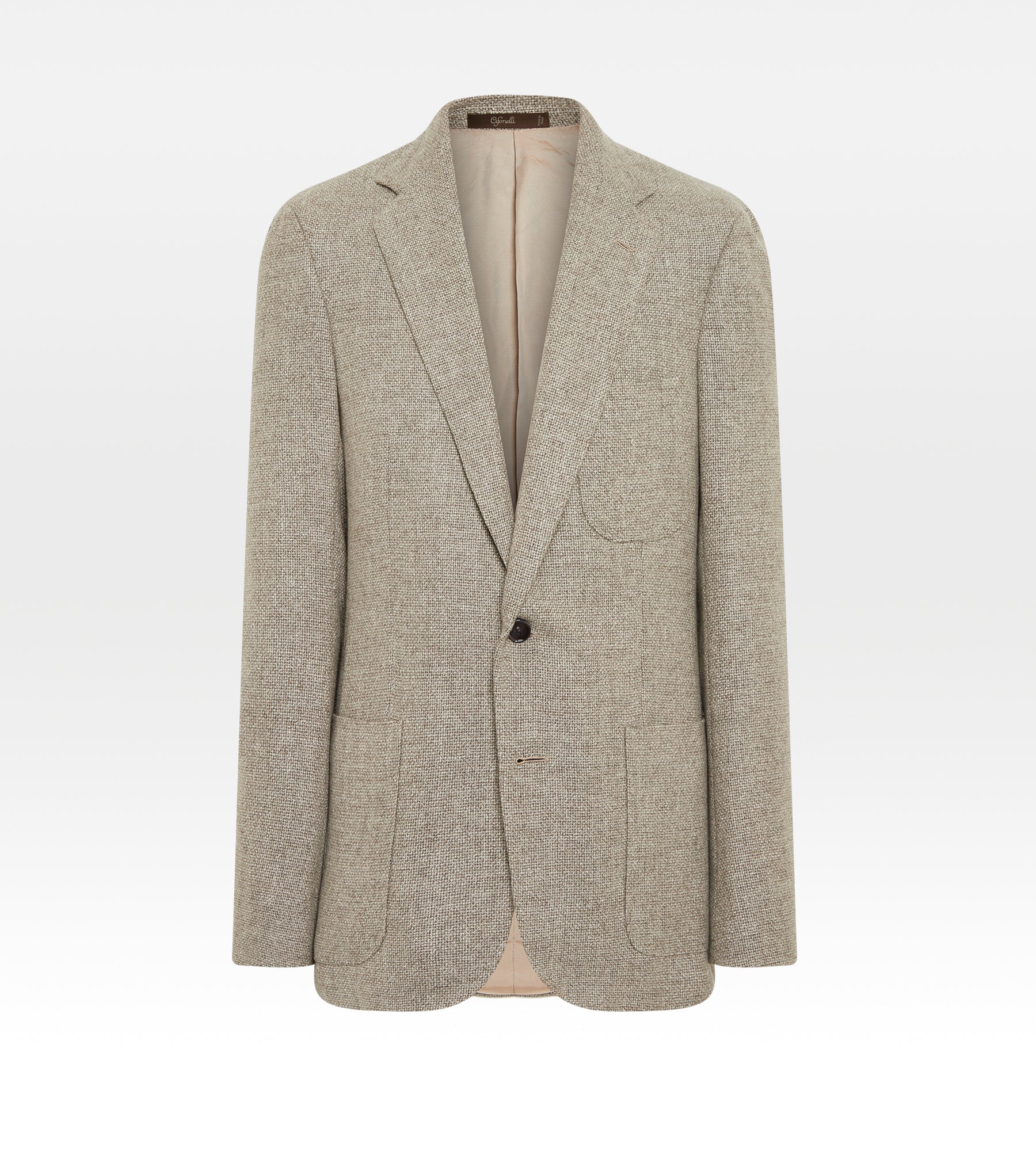 Veste beige en mélange de laine