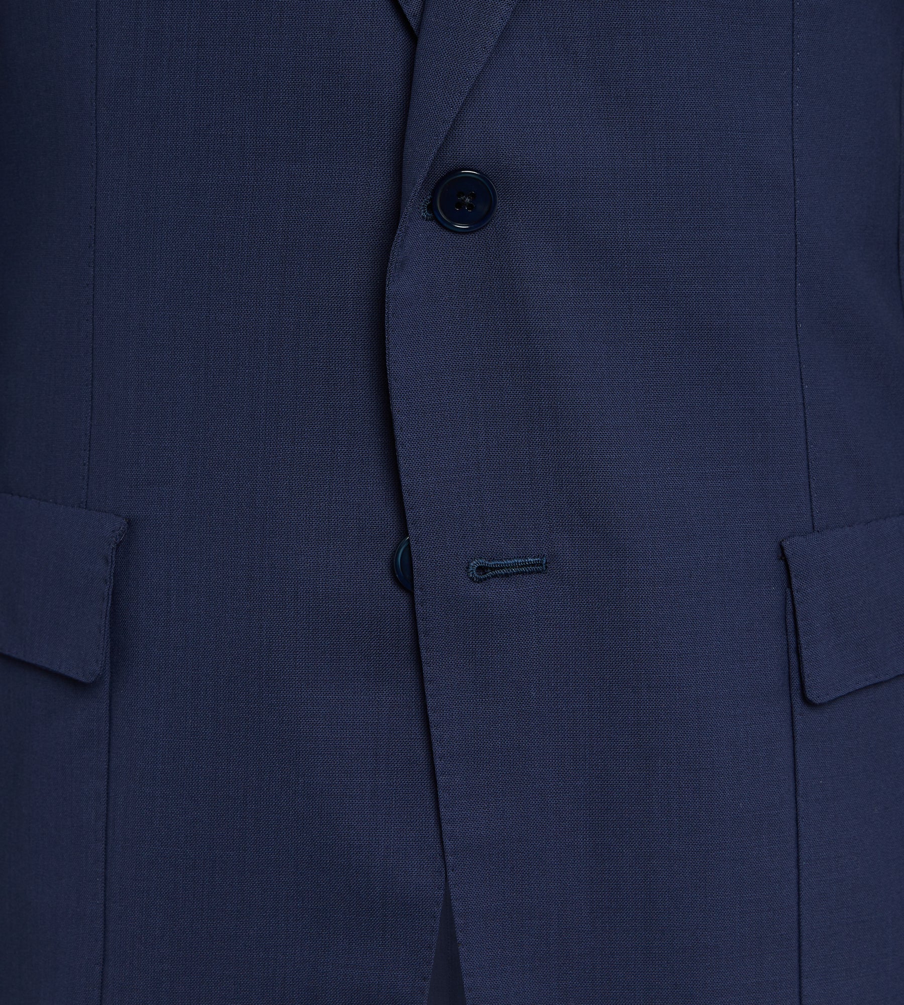 Veste Lorenzo bleu marine en laine froide infroissable