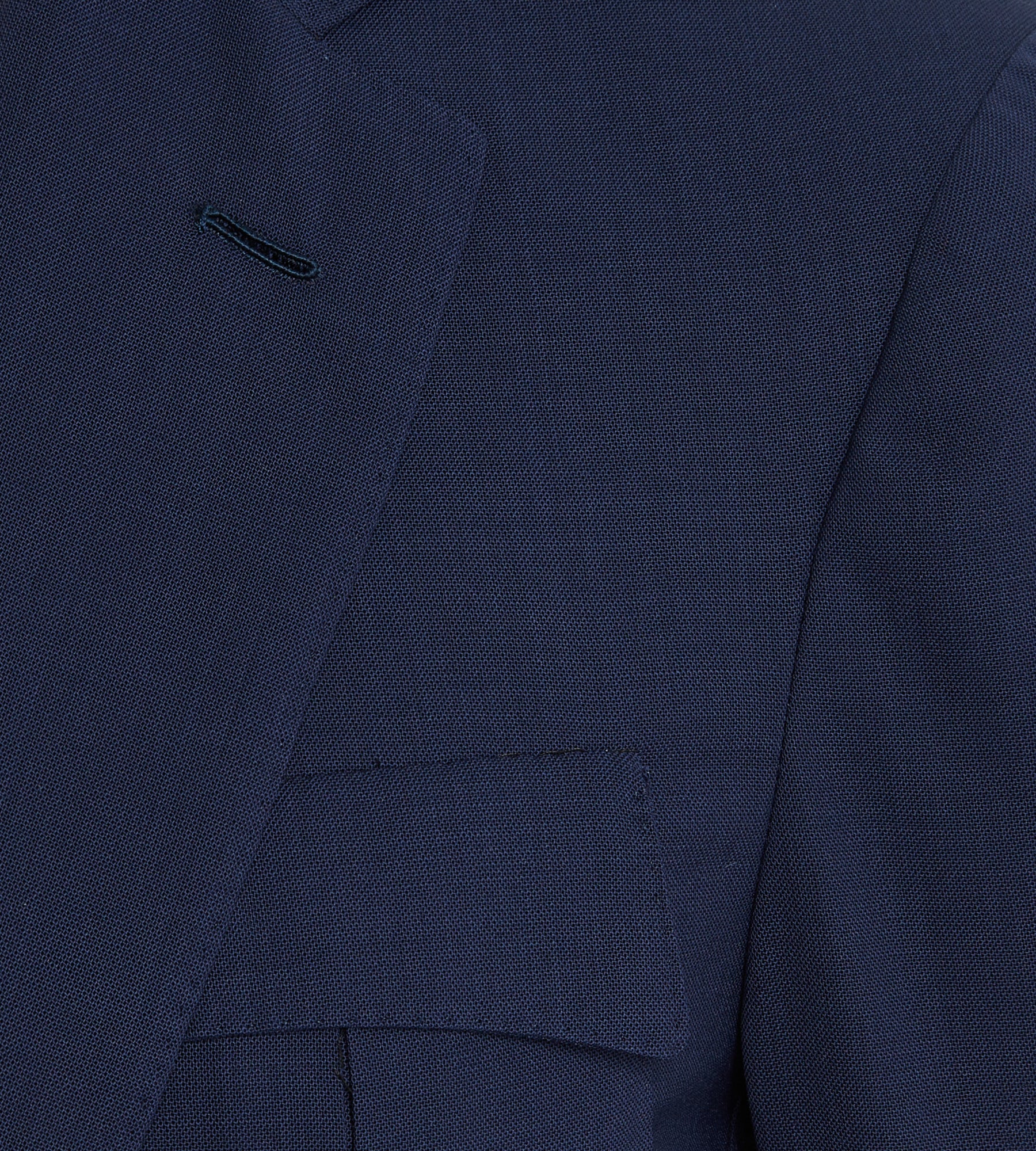 Veste Lorenzo bleu marine en laine froide infroissable