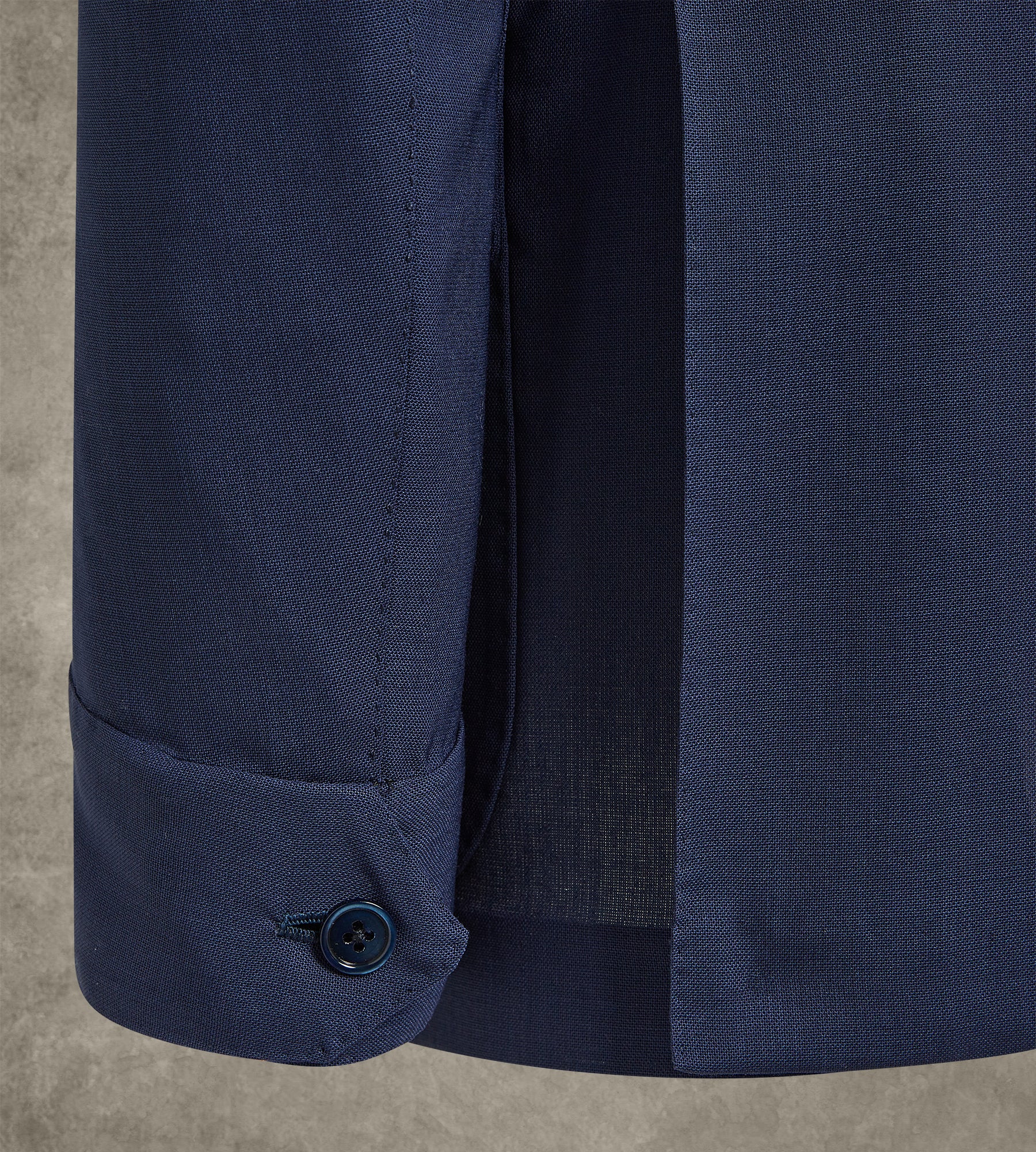 Veste Lorenzo bleu marine en laine froide infroissable